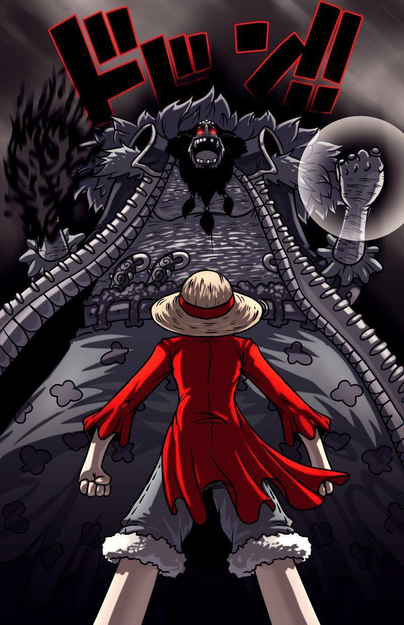 800x1237 Luffy Vs. Blackbeard. Blackbeard one piece, One piece luffy, Luffy