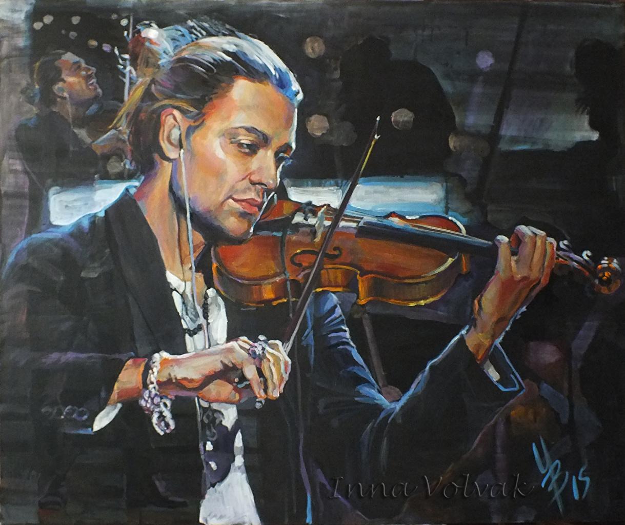 1219x1024 Photo Violin Men David Garrett Music Painting Art