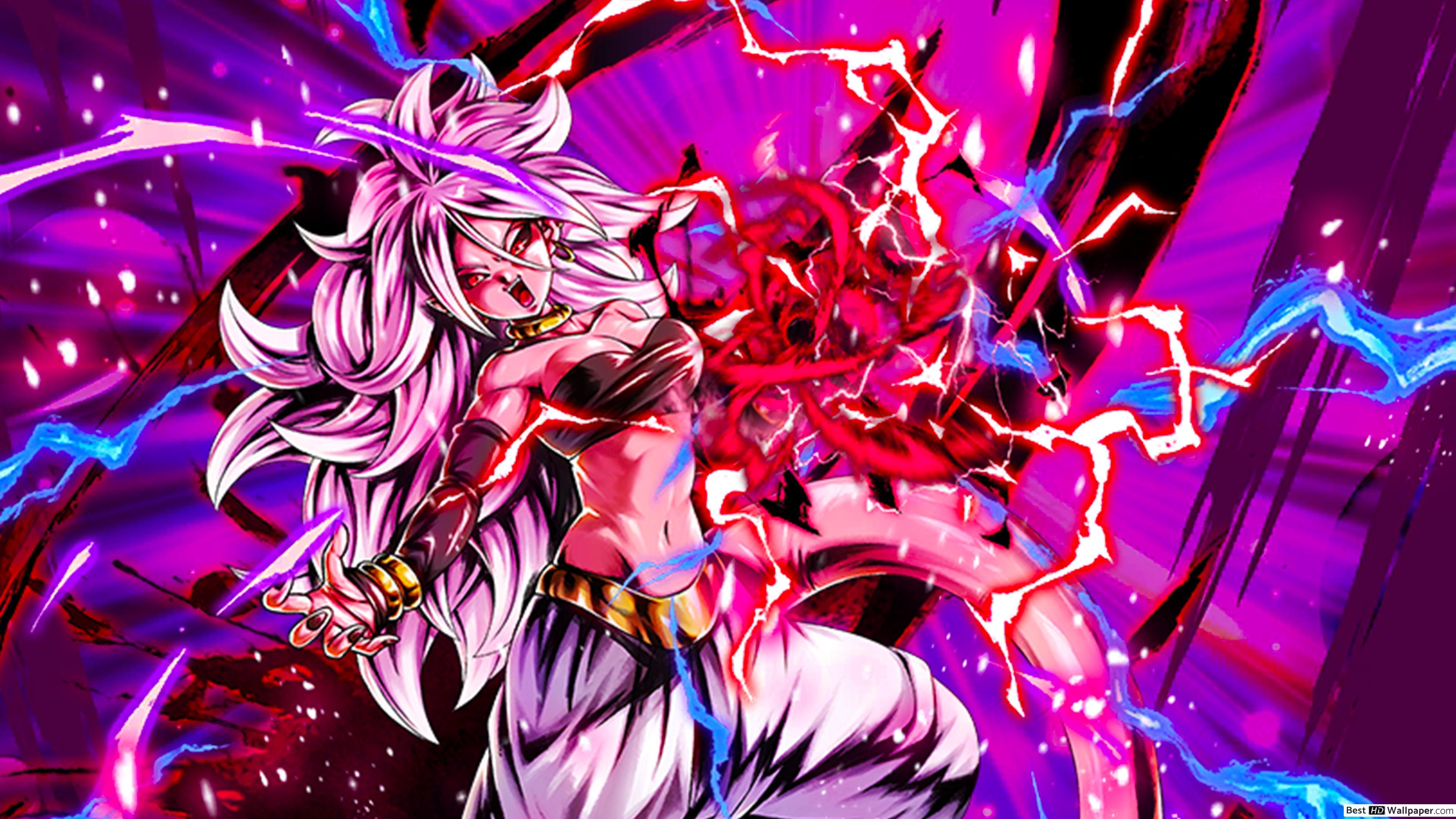 3840x2160 Android 21 from Dragon Ball FighterZ [Dragon Ball Legends Arts] for Desktop HD wallpaper download