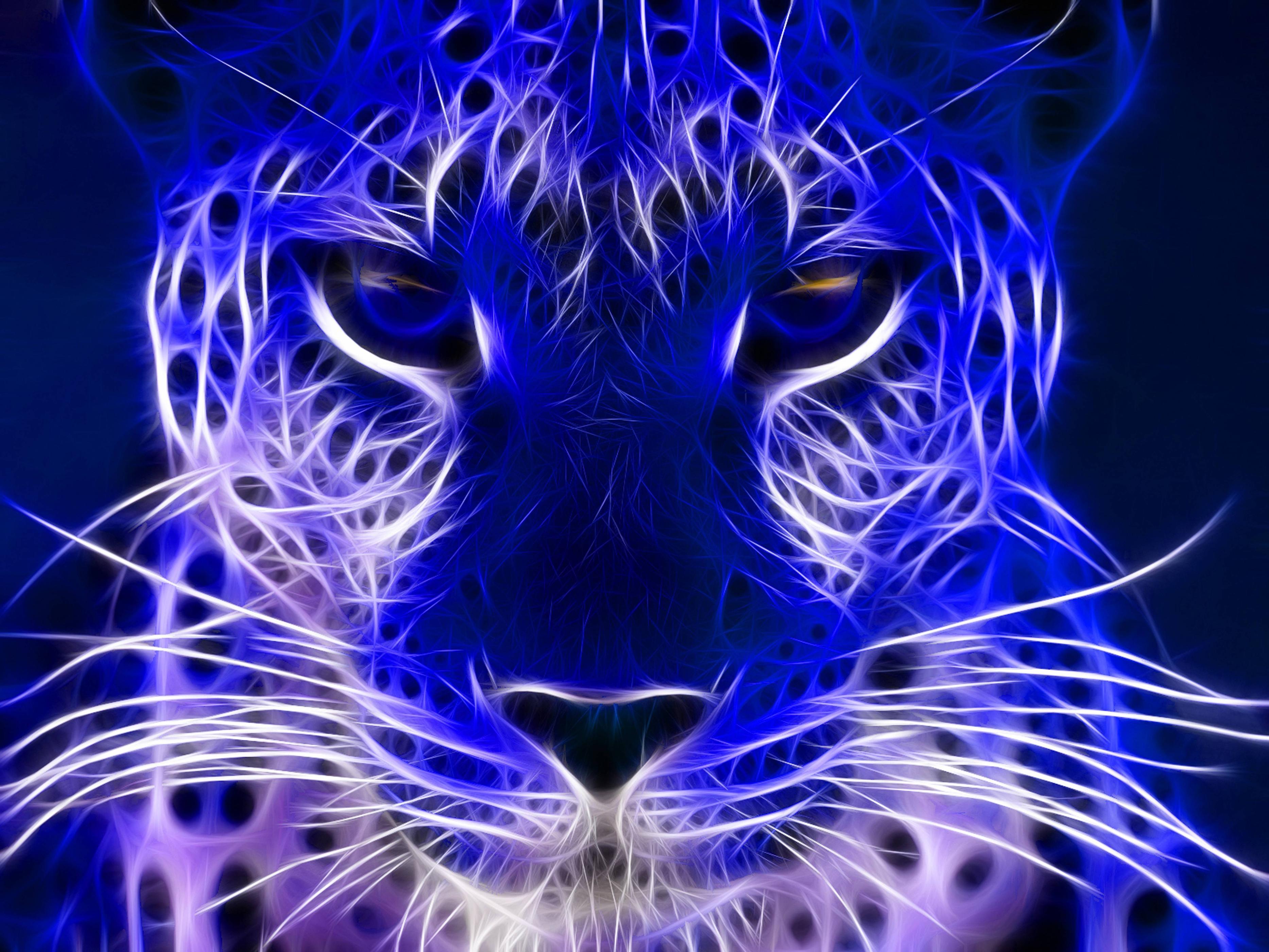 3733x2800 Electric Blue Wallpaper