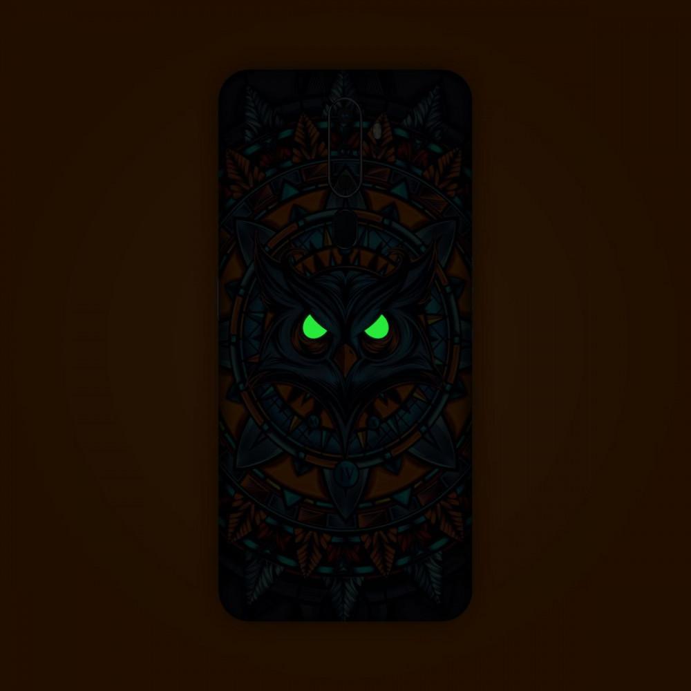 1000x1000 Owl Neon Mobile Wraps India