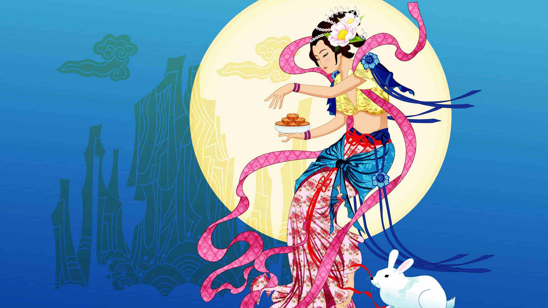 1920x1080 Chang'e Goddess Of The Moon Wallpaper