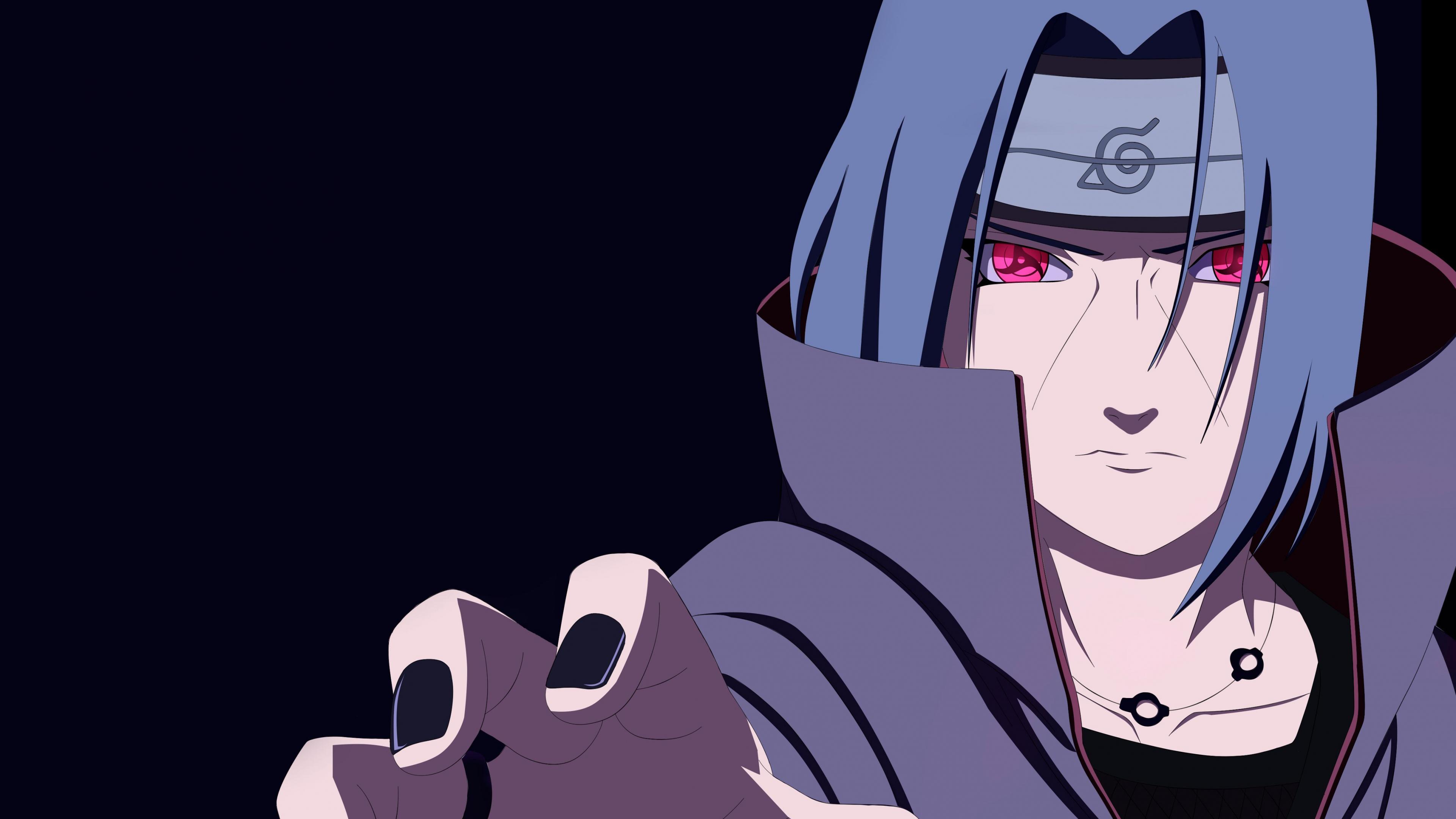 3840x2160 Desktop Wallpaper Naruto, Uchiha Itachi, Mangekyou Sharingan, HD Image, Picture, Background, Xxtc8e