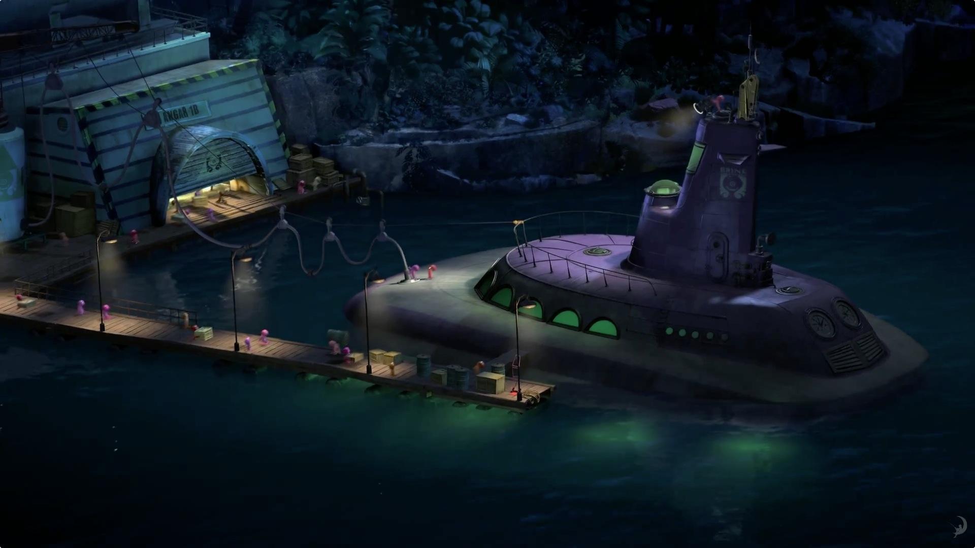 1920x1080 The Penguins of Madagascar: Dr. Octavius Brine's Base Desktop Wallpaper