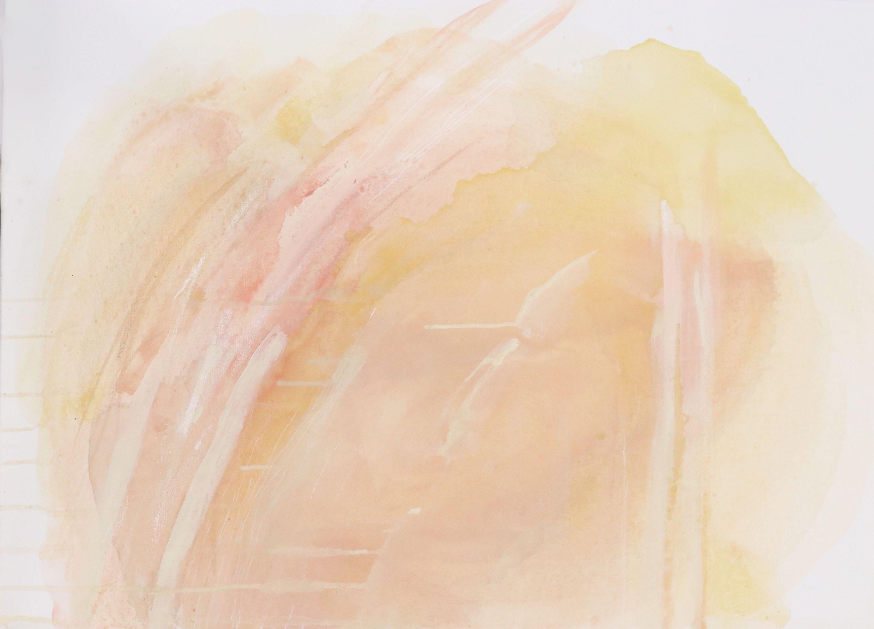 2778x2000 Soft Pink Abstract Painting Wallpaper Art for Walls, Sandie Mural
