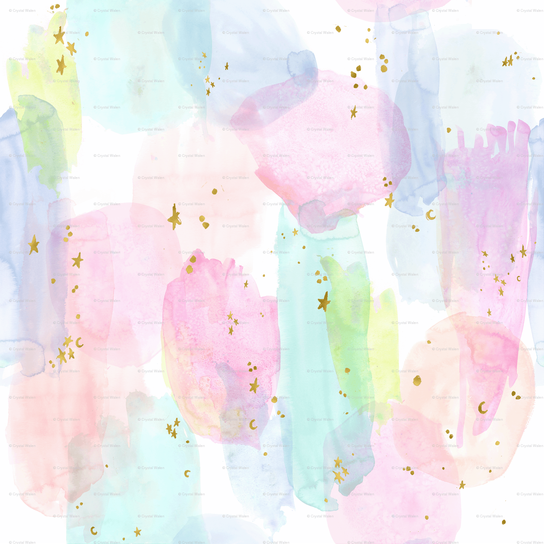 1800x1800 Watercolor Pastel Flower Wallpaper, HD Watercolor Pastel Flower Background