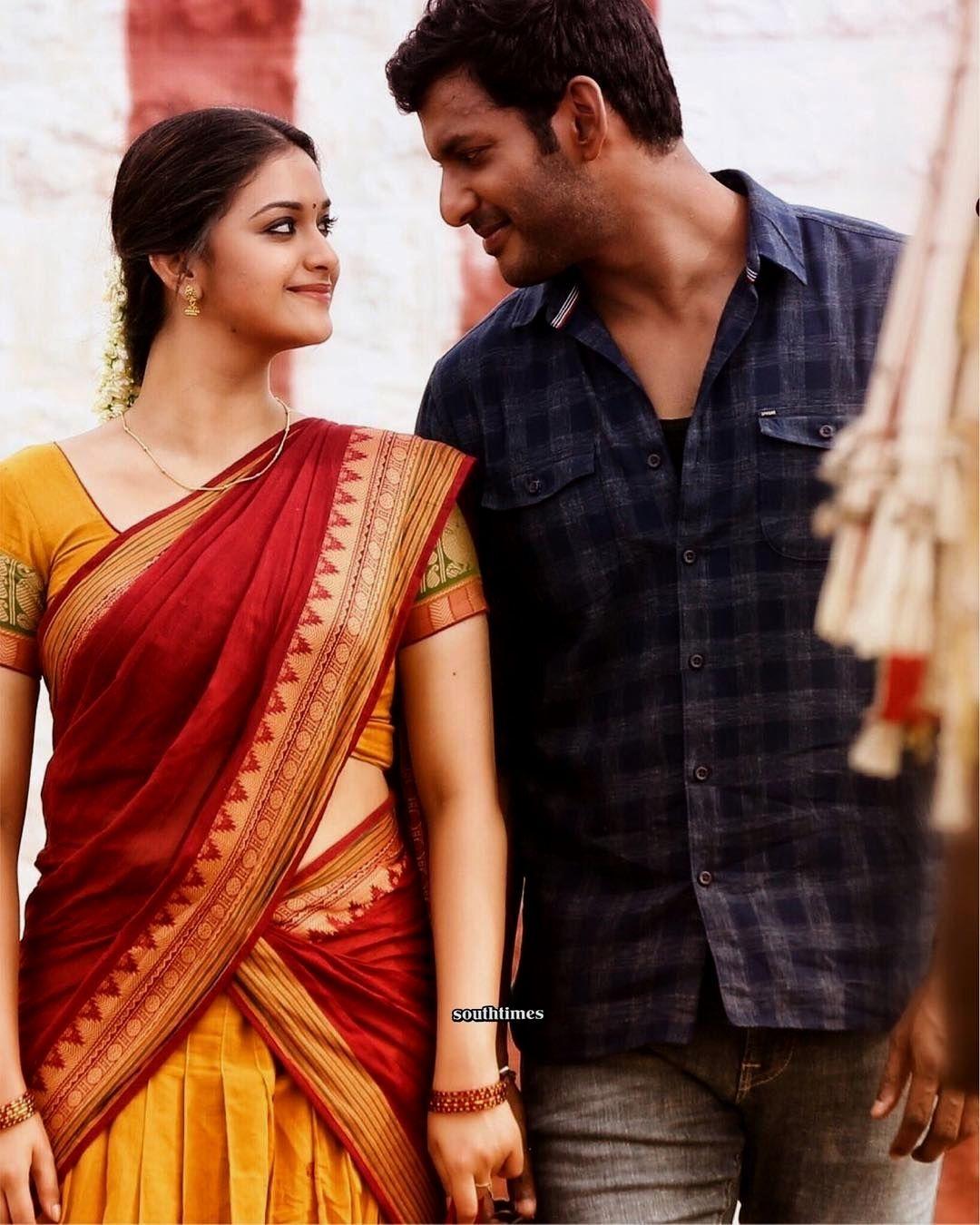 1080x1350 New stills from Sandakozhi 2. #actorvishal #keerthysuresh #TamilGlitz. Stylish girl image, Desi girl image, Beautiful indian actress