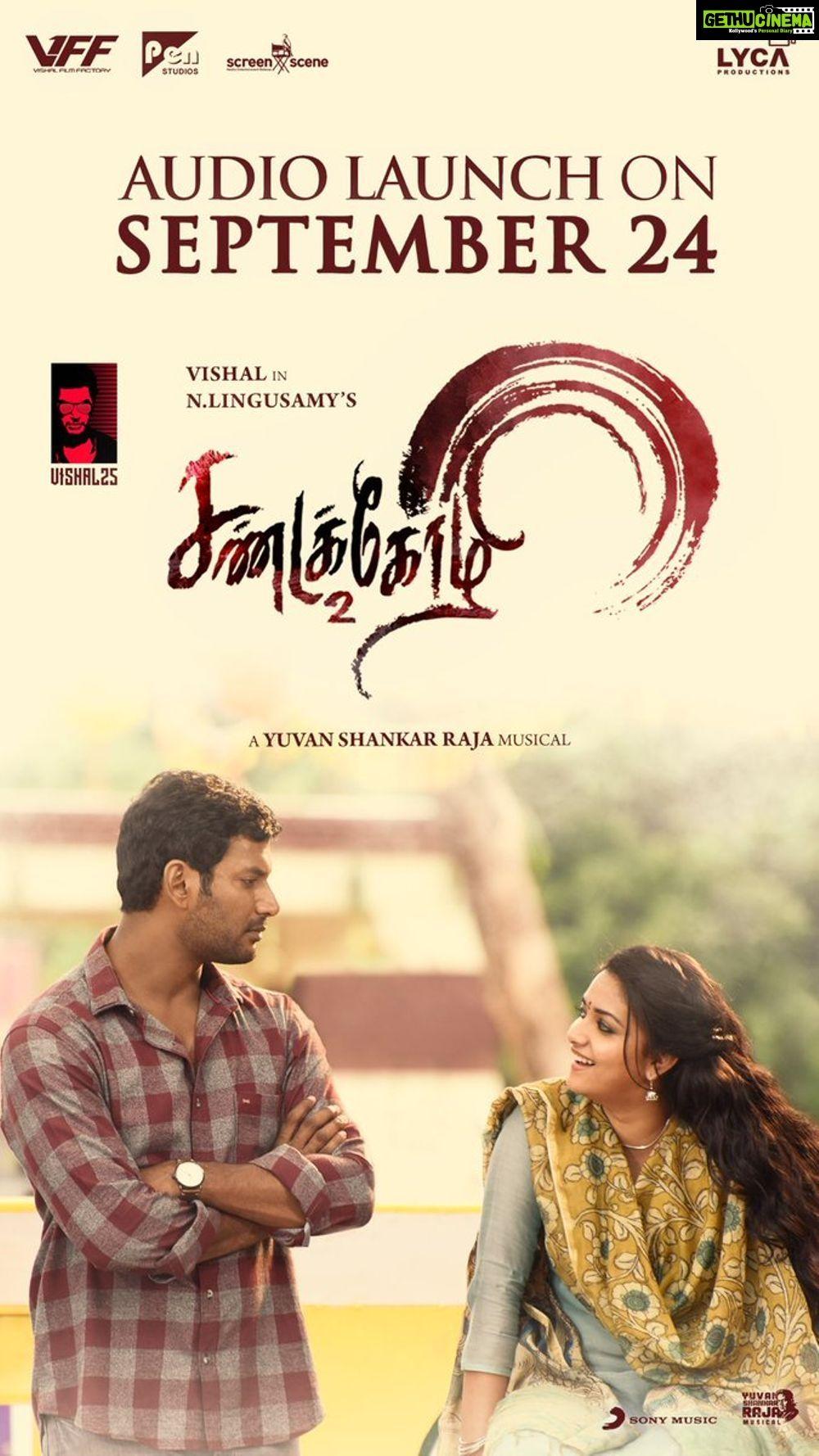 1000x1778 Sandakozhi 2 Tamil Movie HD Posters. Vishal, Keerthy Suresh Cinema. Actors illustration, Good morning animated image, Cute photography