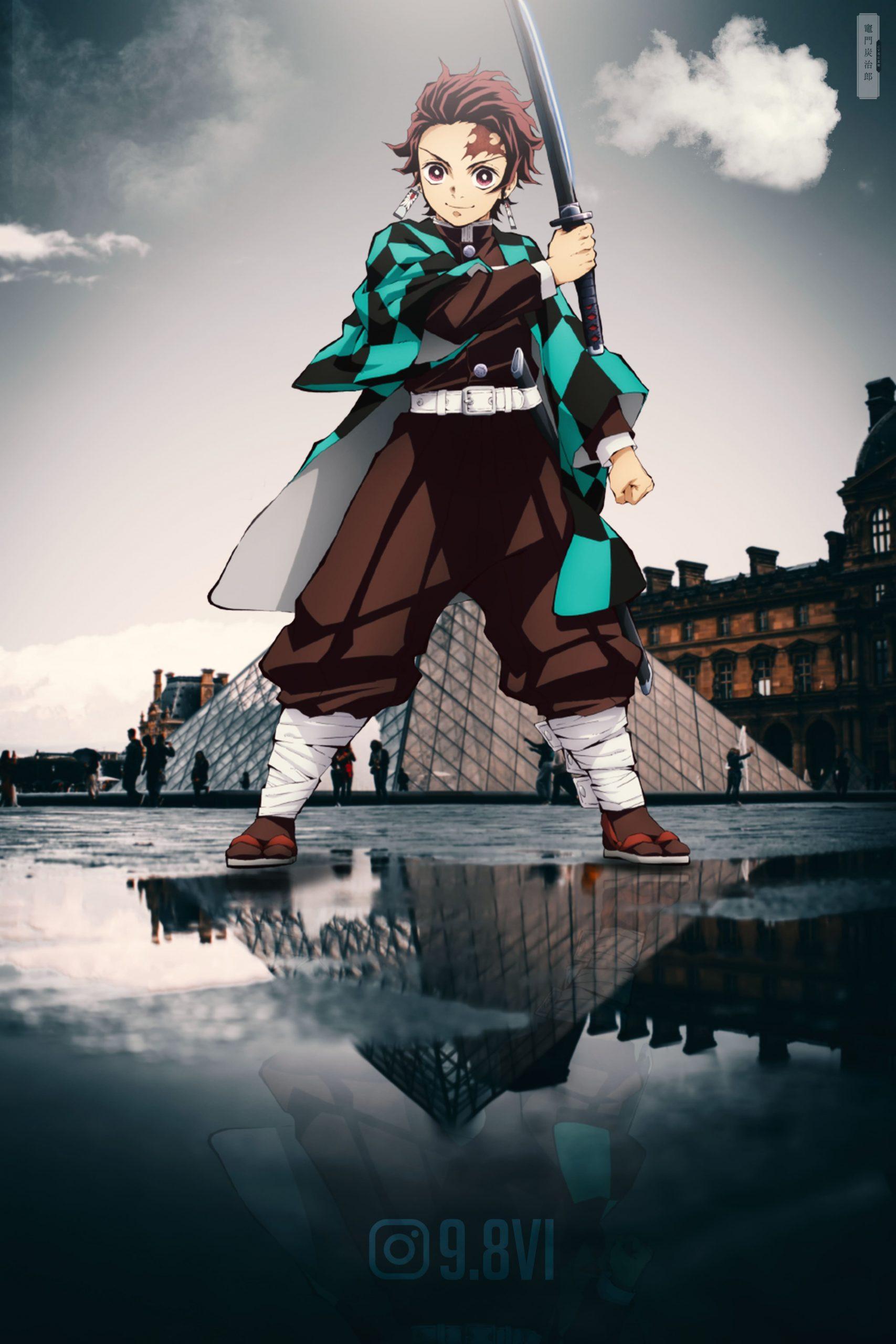 1707x2560 Tanjiro Kamado Wallpaper Kamado Background
