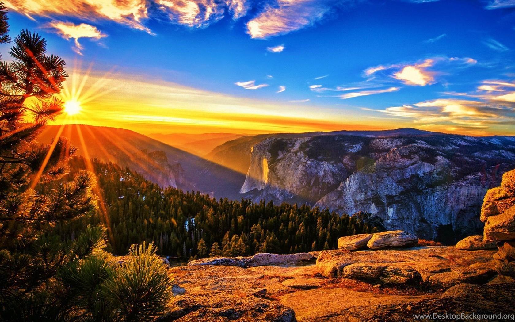 1680x1050 Beautiful Sunrise Mountains Wallpaper. Desktop Background