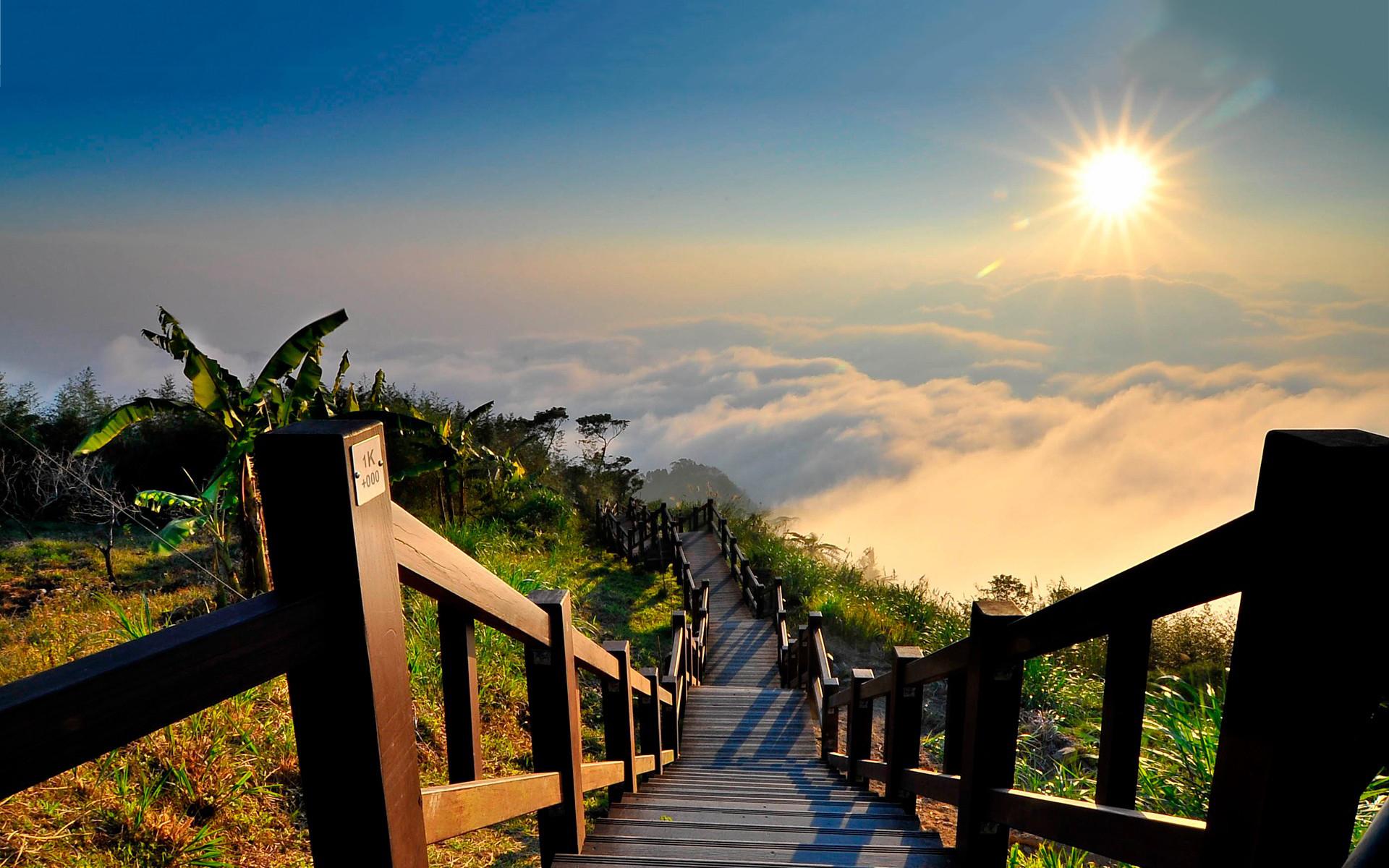 1920x1200 Mountain Sunrise Beautiful