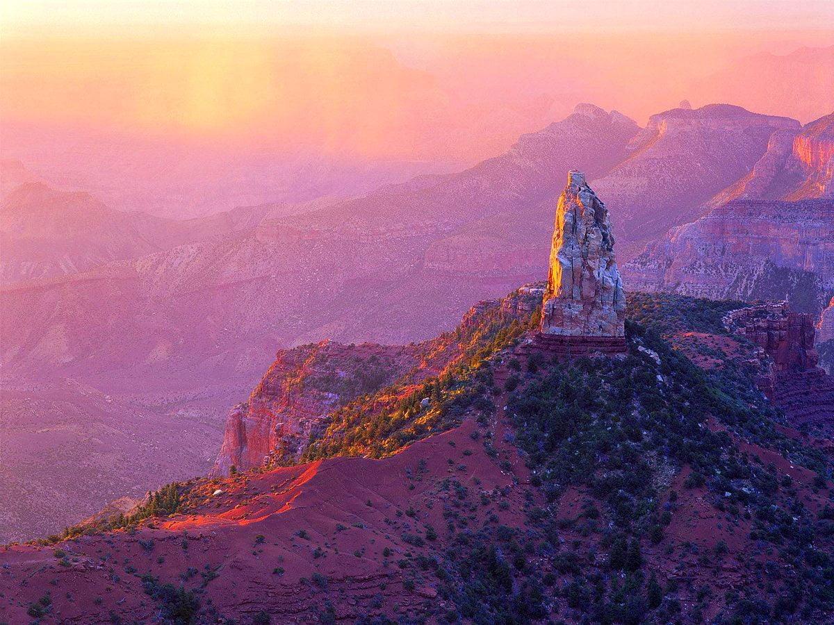 1200x900 Sunrise, Mountains, Nature wallpaper. TOP Free Download background