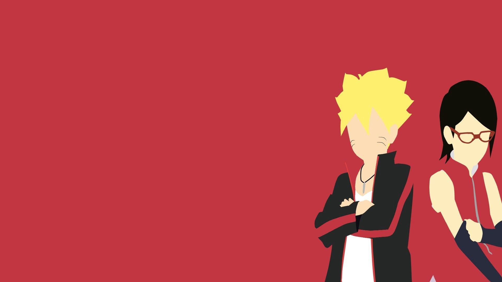 1920x1080 Boruto and Sarada HD Wallpaper