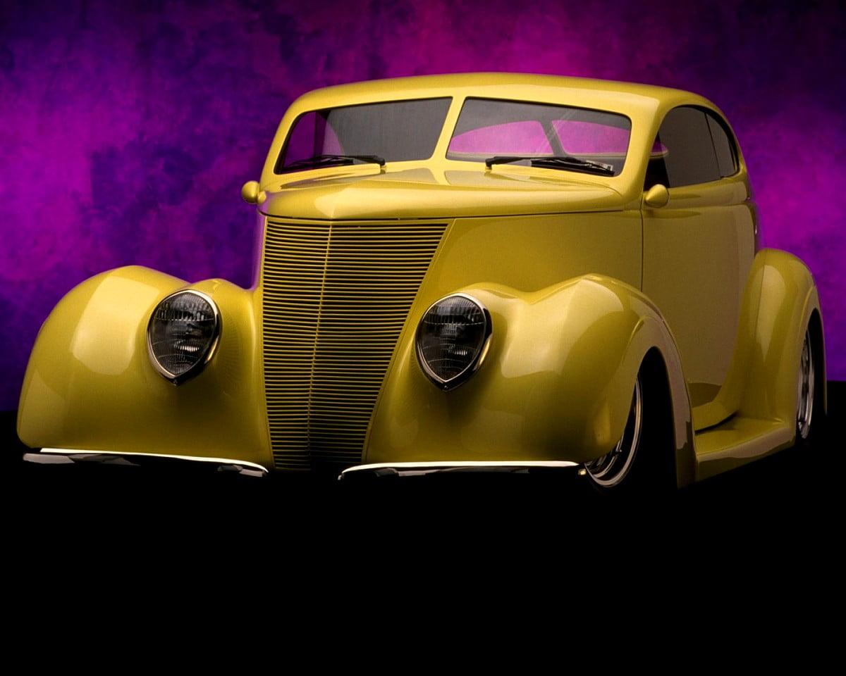 1200x960 Gangster Cars, Classic, Yellow wallpaper. Best Free background