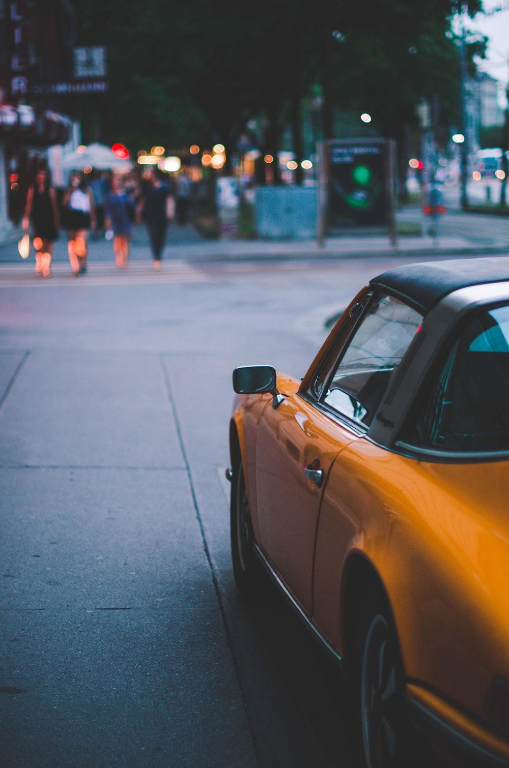 1000x1510 Yellow Car Picture. Download Free Image