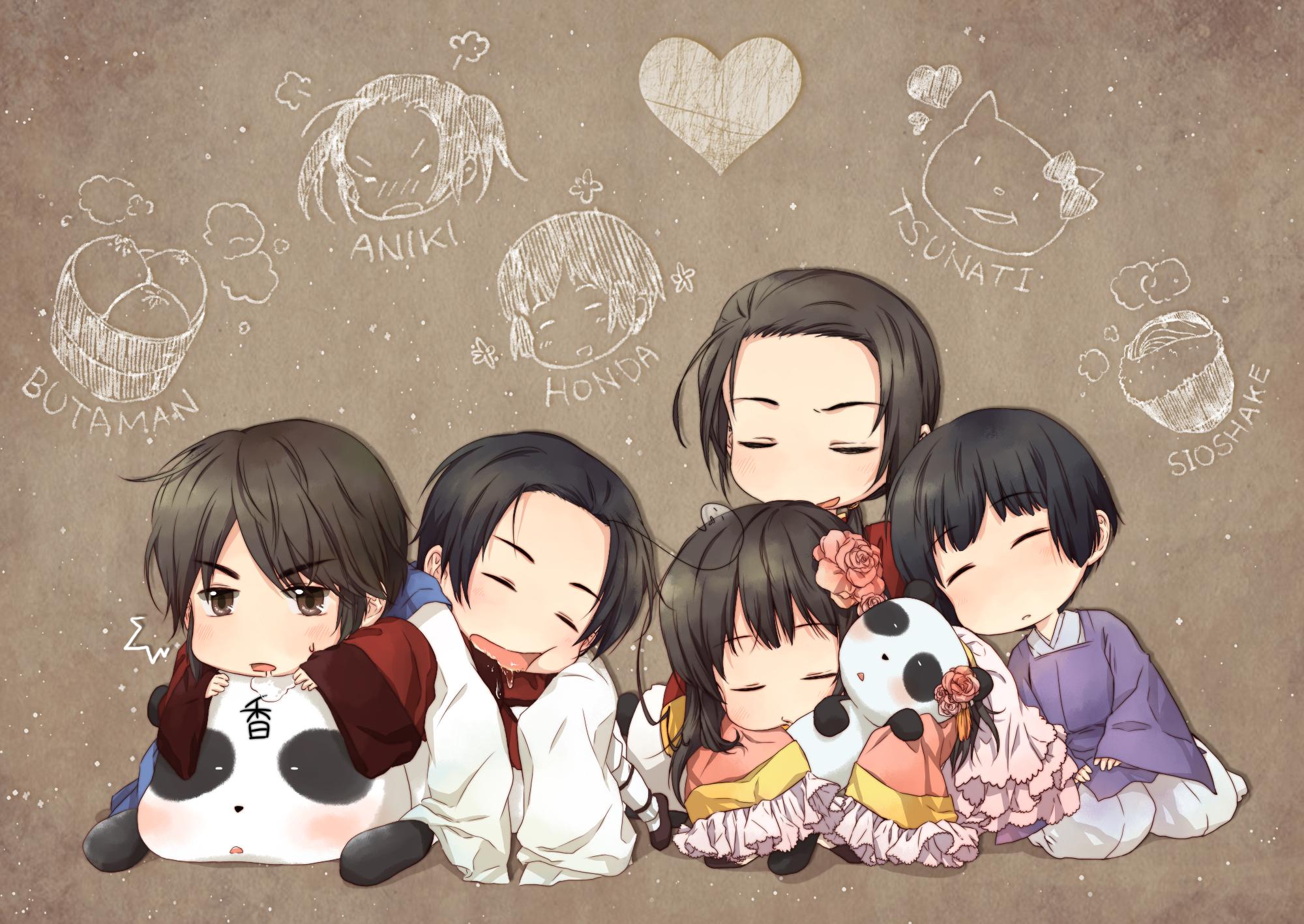 2000x1417 hetalia asian family asian family Photo