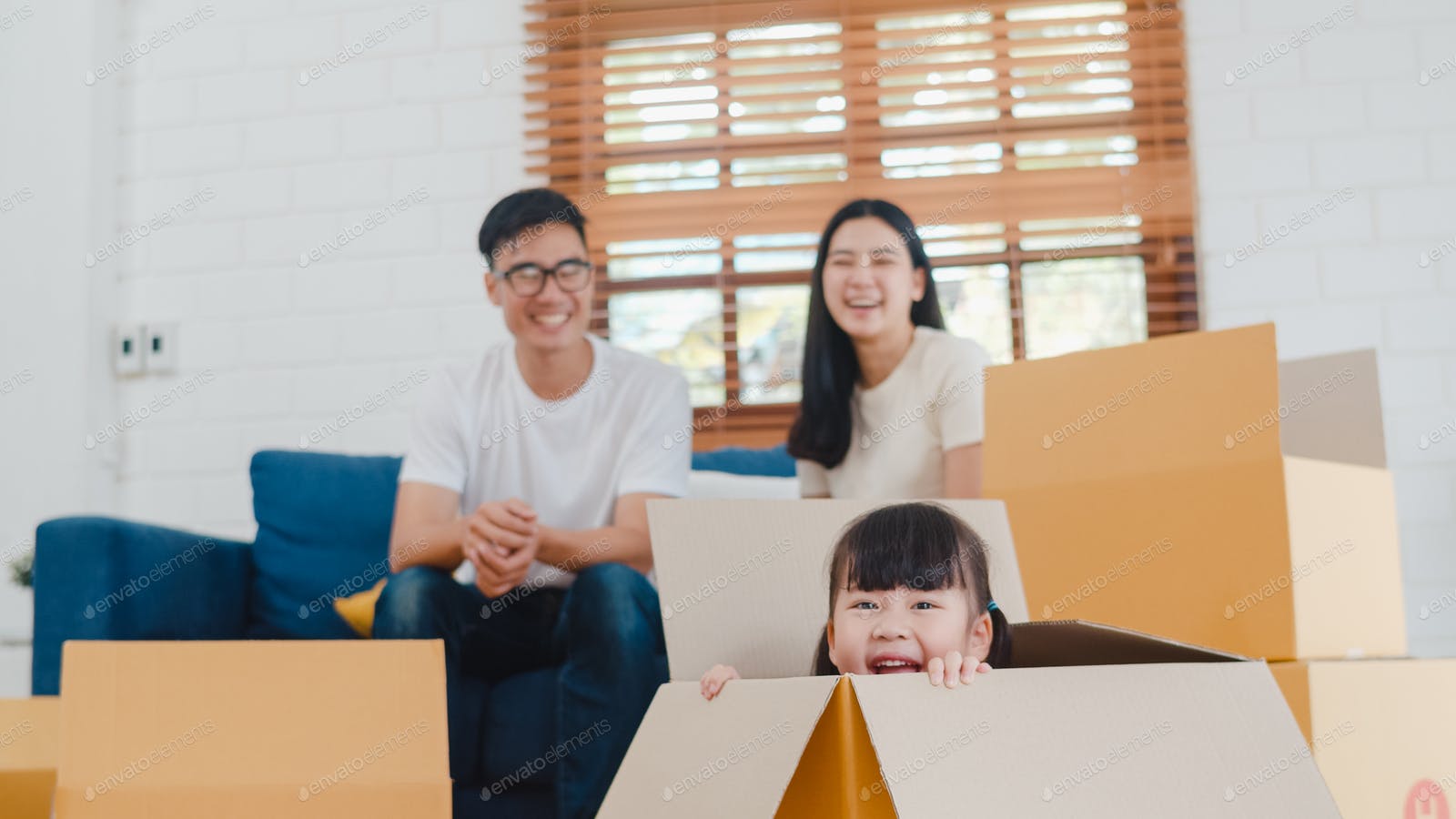 1600x900 Happy Asian young family homeowners bought new house. photo by Tirachard on Envato Elements
