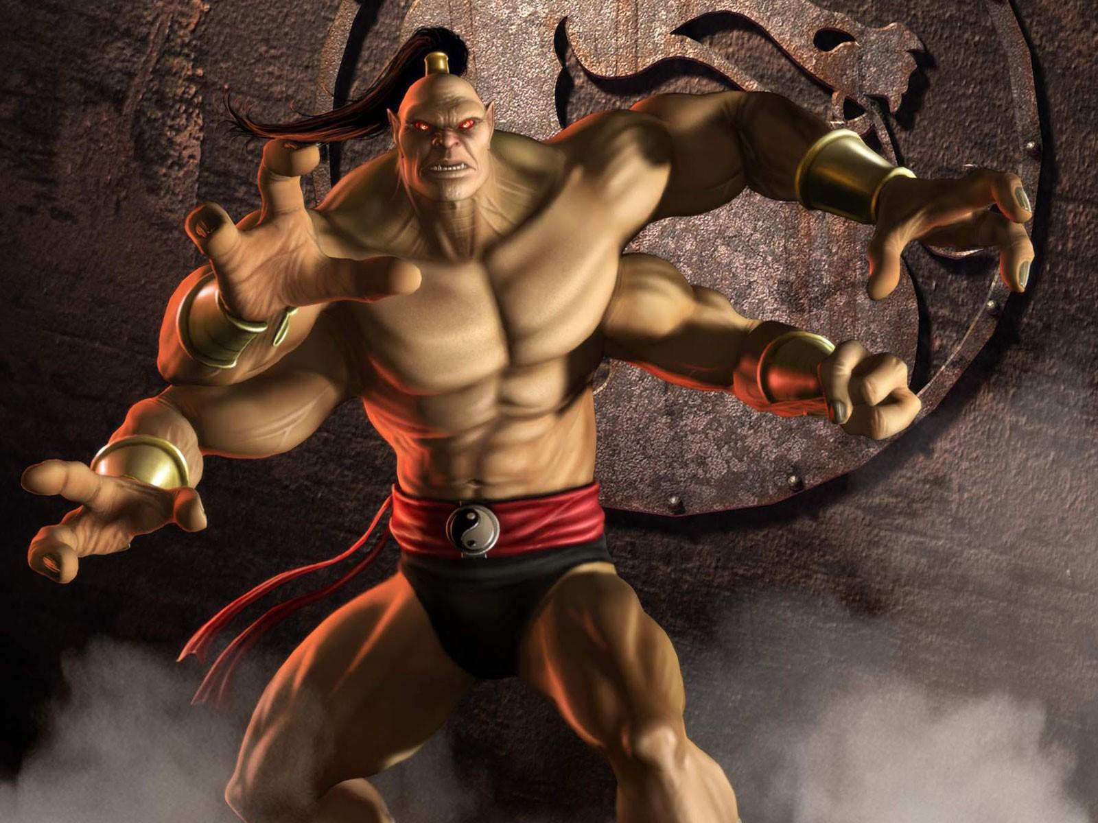 1600x1200 mortal kombat x goro pc gaming four arms wallpaper