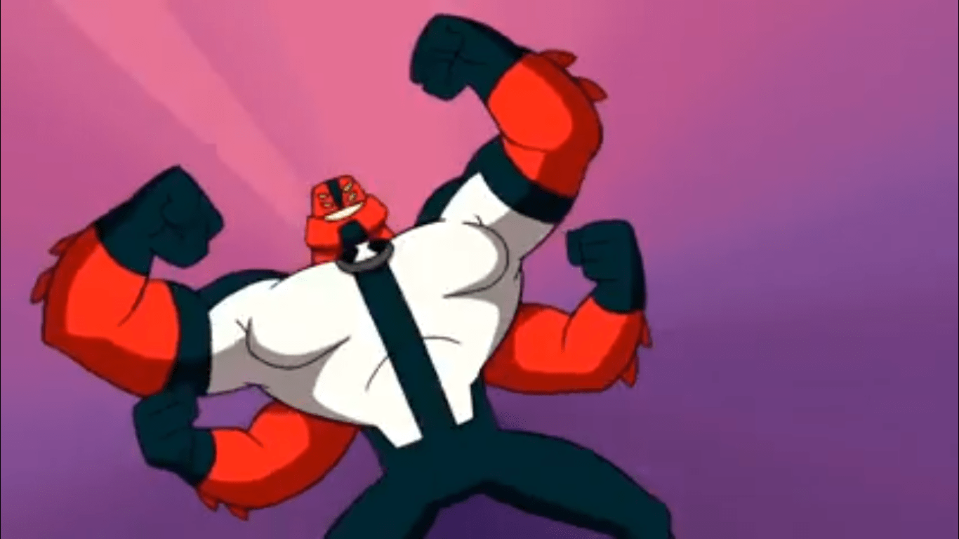 1366x768 Omnicoid Void: OK KO Crossover Nexus: New Omnitrix and Four Arms Picture!