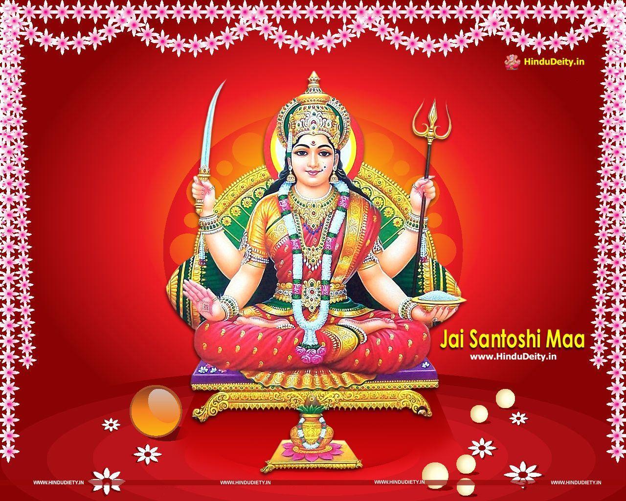 1280x1024 Maa Santoshi Wallpaper