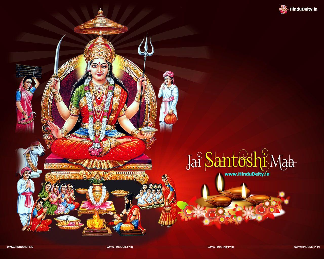 santoshi mata hindu god sculpture image generative AI 23141234 Stock Photo  at Vecteezy