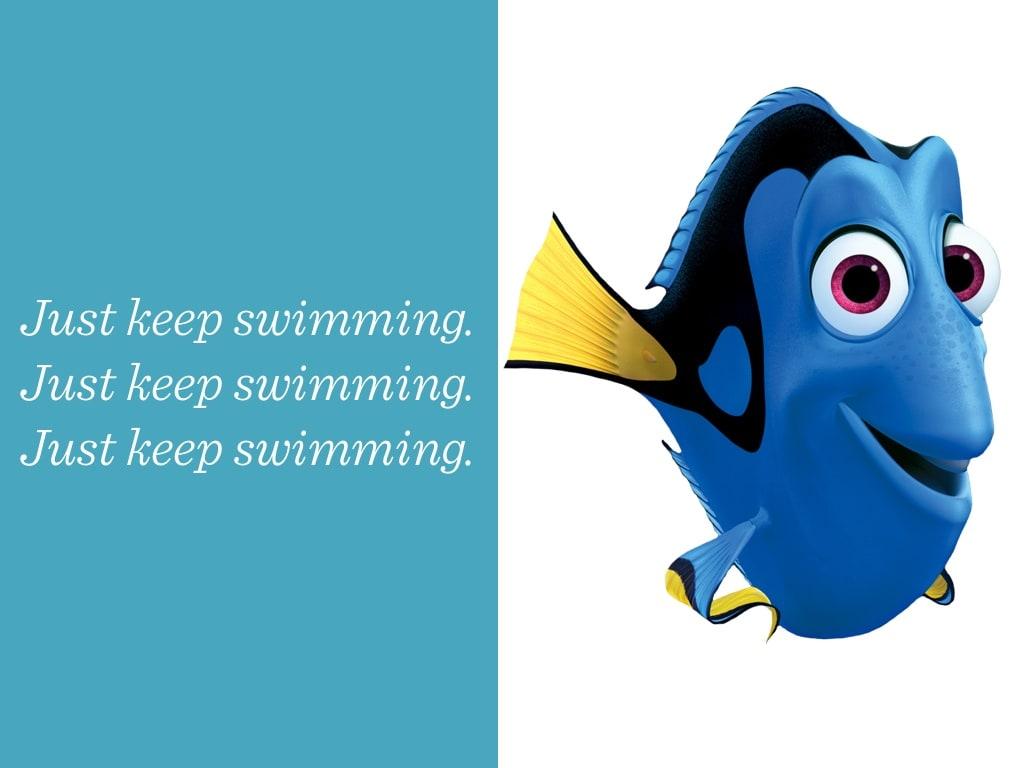 1024x768 Just keep swimming. Just keep