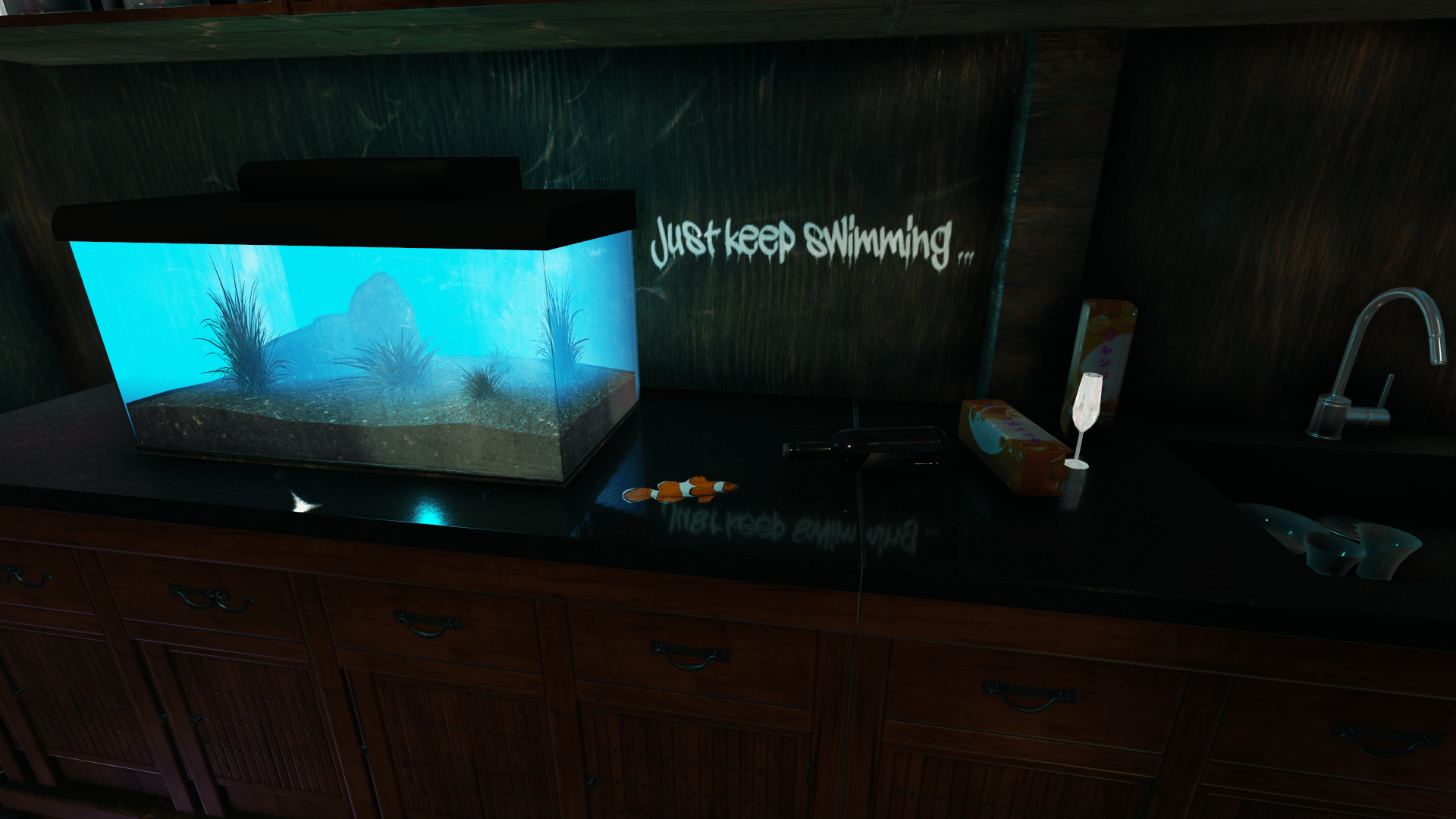 1920x1080 Just Keep Swimming Wallpaper