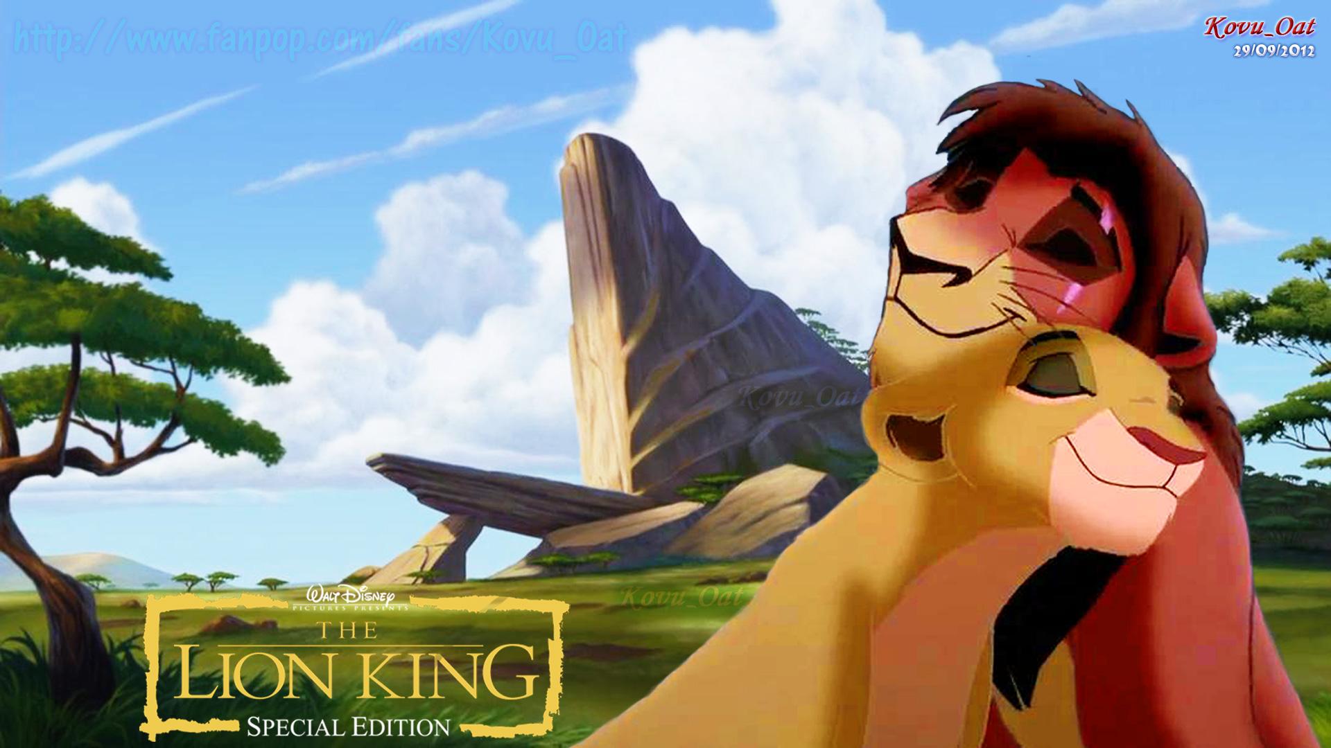 1920x1080 Kovu And Kiara Love At Pride Rock Wallpaper HD Rock Lion King Setting