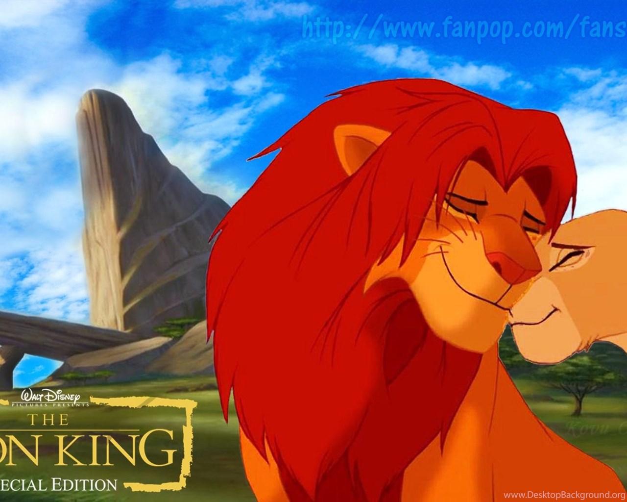 1280x1024 Simba Nala Love At Pride Rock HD Wallpaper The Lion King. Desktop Background