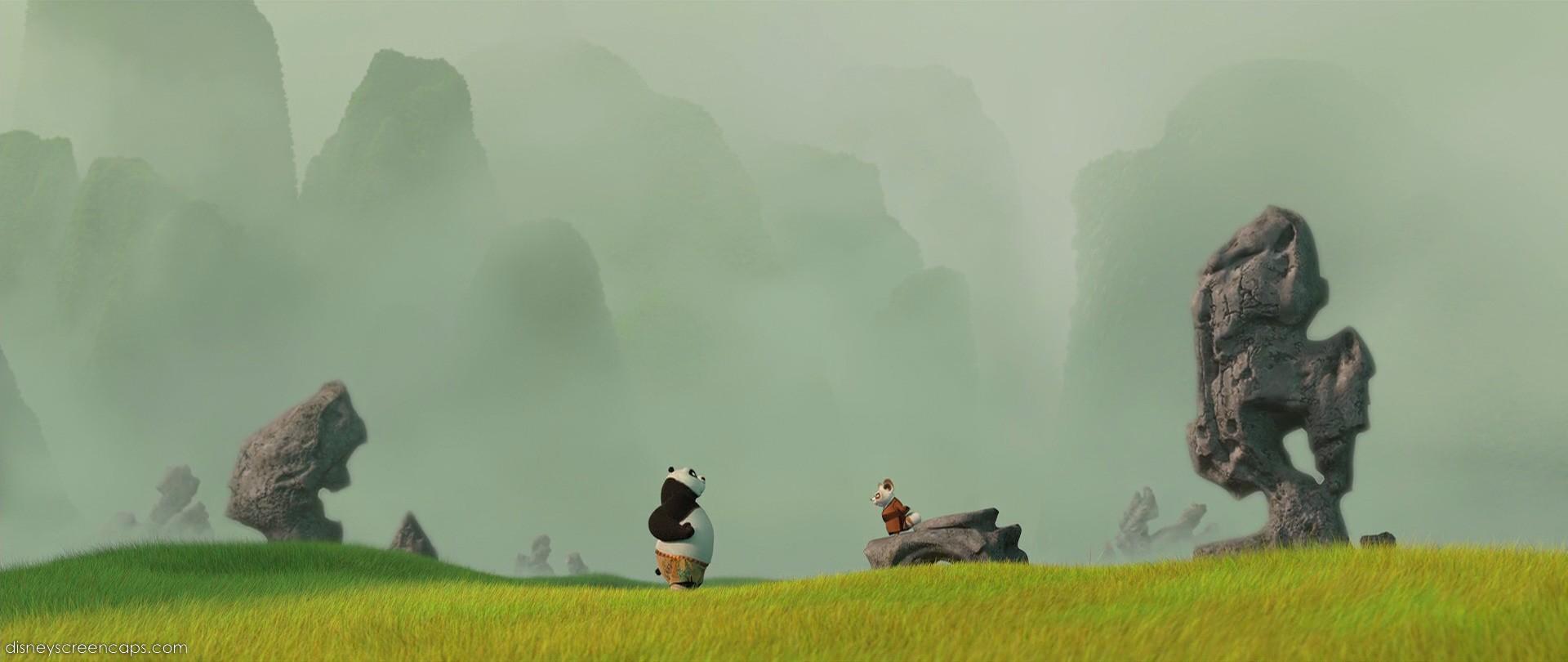 1920x810 Wu Dan Mountains. Kung Fu Panda