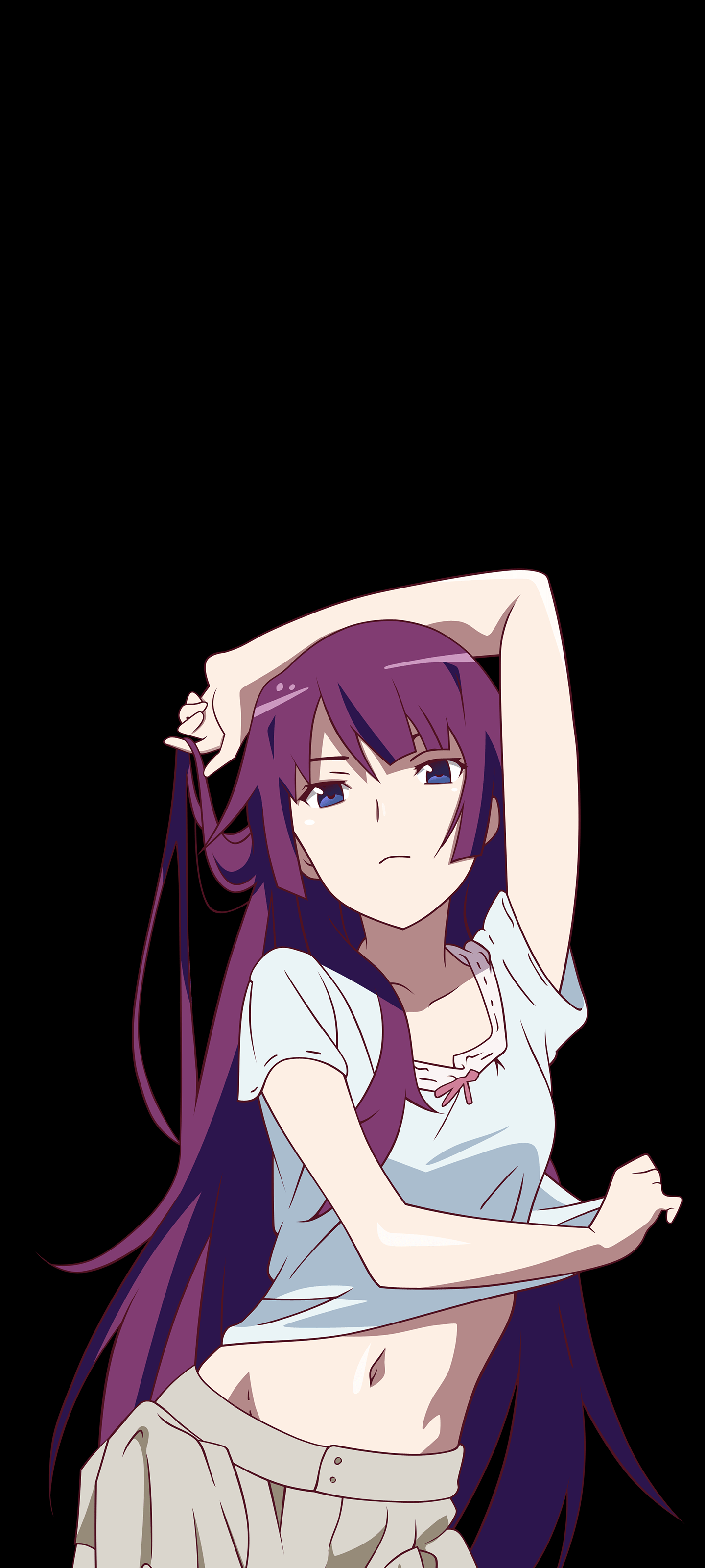 1440x3200 Anime Girl Oled Wallpaper