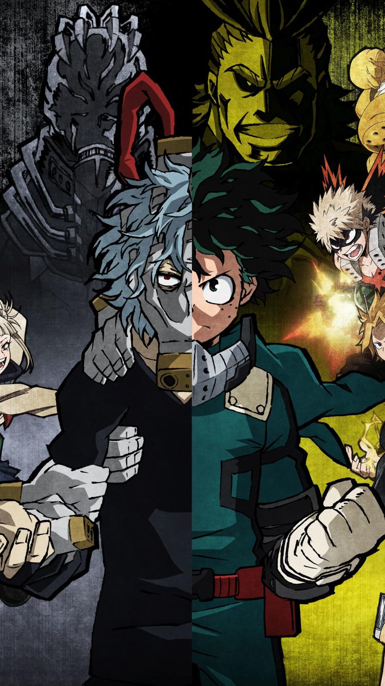 750x1334 Download 750x1334 Wallpaper My Hero Academia, Izuku, Face Off, Art, Iphone Iphone 750x1334 HD Image, Background, 16047