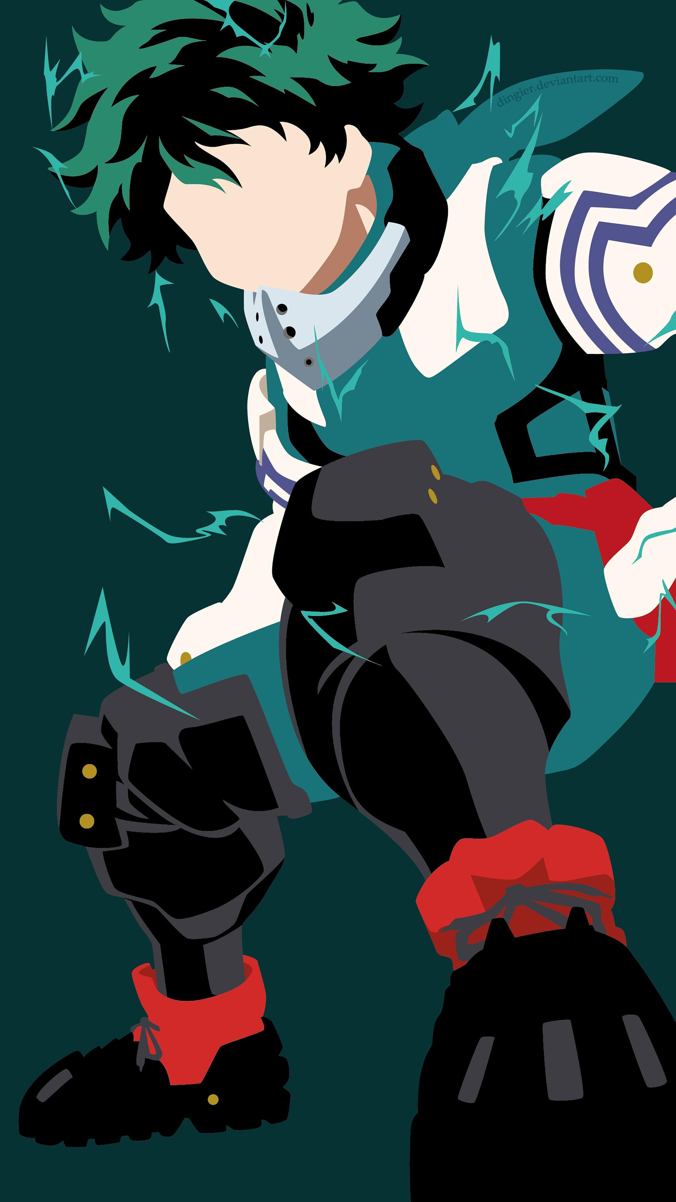 2160x3840 Izuku Midoriya, Minimalist, My Hero Academia phone HD Wallpaper, Image, Background, Photo and Picture. Mocah HD Wallpaper