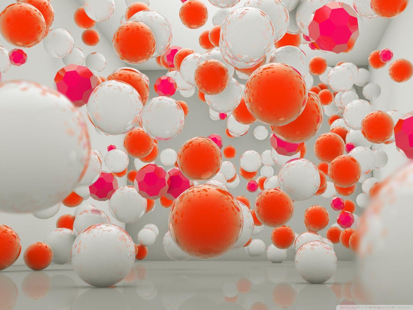 1440x1080 3D Ball Wallpaper Group Picture