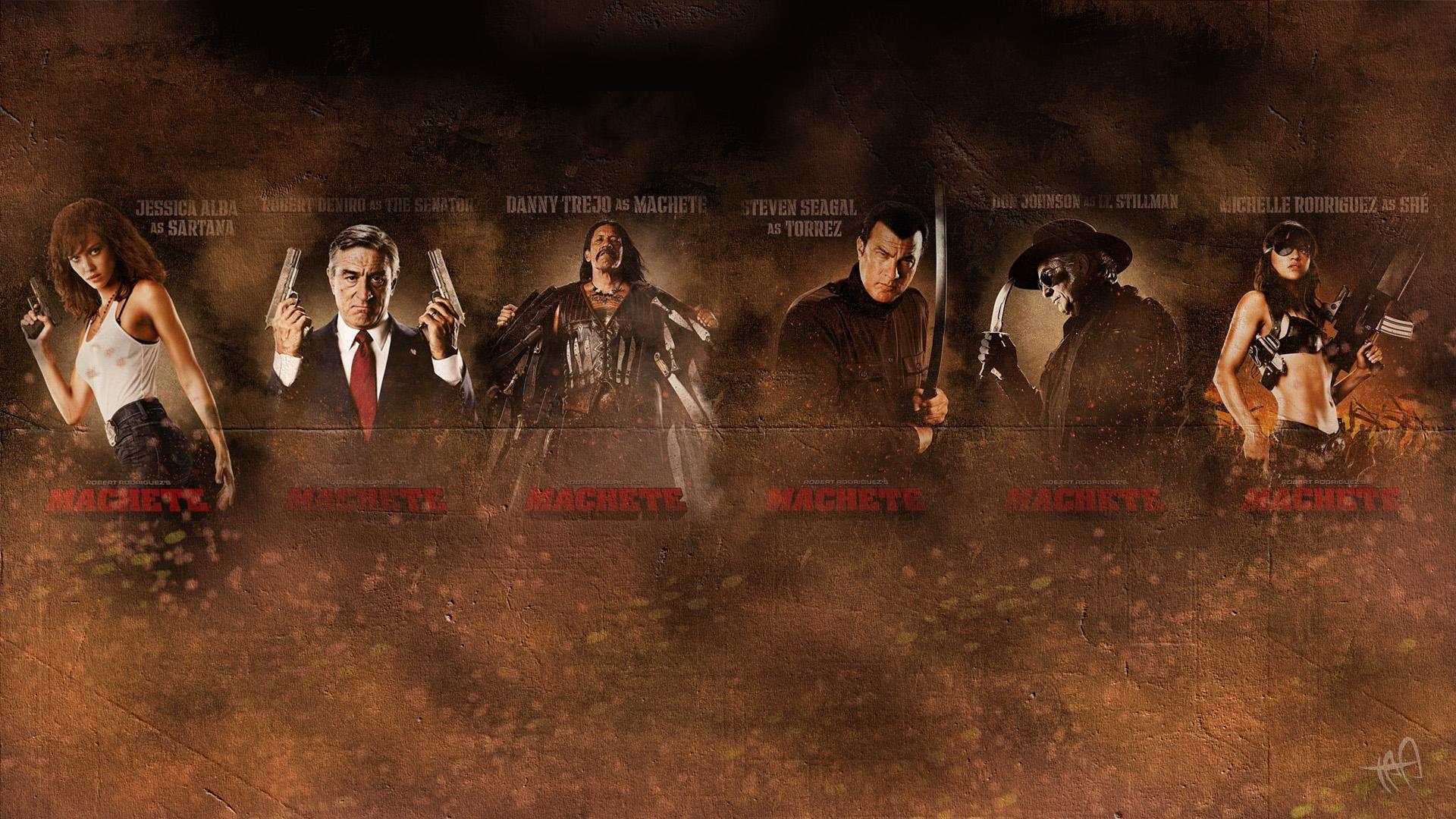 1920x1080 jessica alba michelle rodriguez robert de niro machete steven seagal danny trejo 1920x1080 wallpa High Quality Wallpaper, High Definition Wallpaper