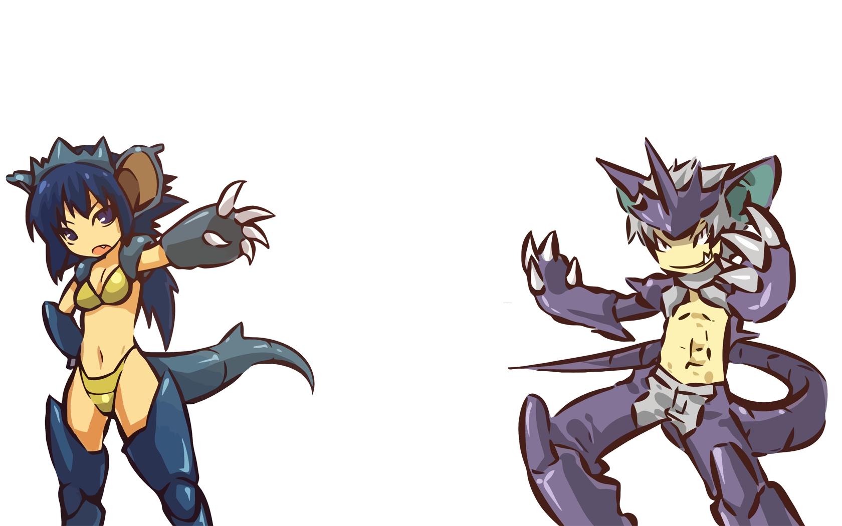 1680x1050 pokemon nidoking nidoqueen 1680x1050 wallpaper