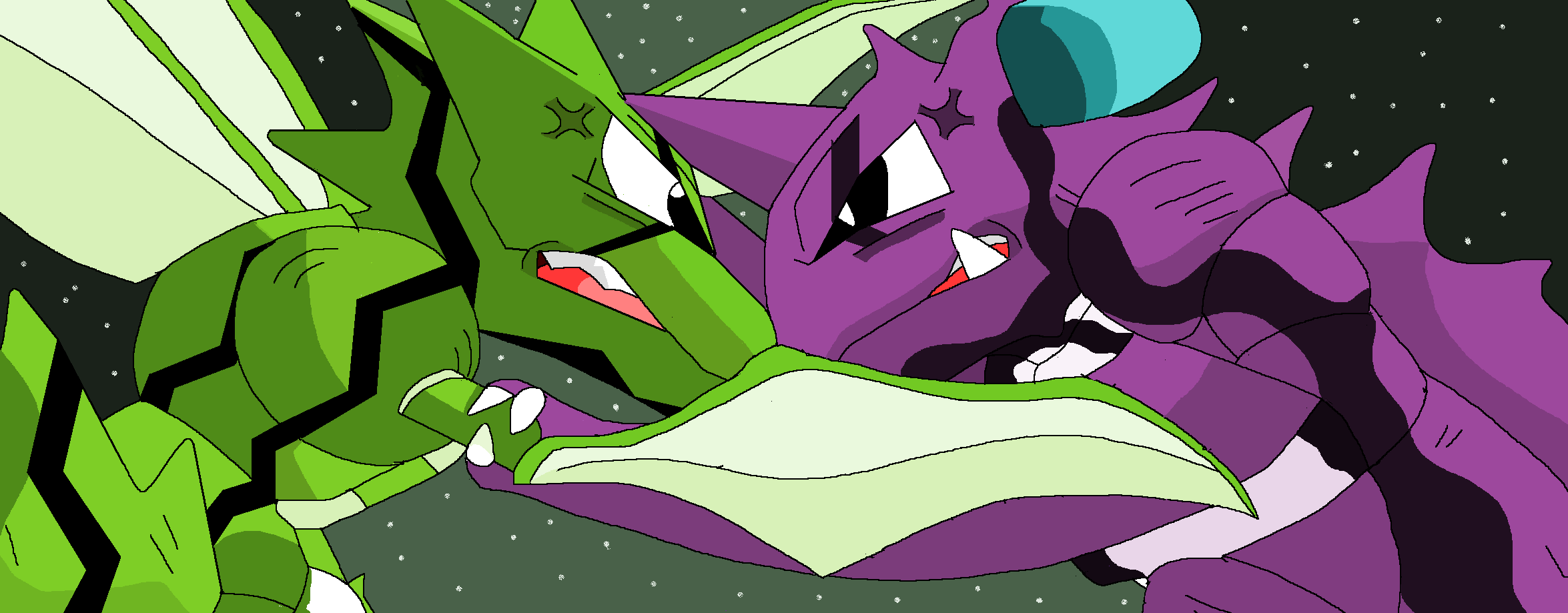 2350x919 Free download Nidoking vs Scyther image Its a Life or Death Matter [2350x919] for your Desktop, Mobile & Tablet. Explore Nidoking HD Wallpaper. Nidoking HD Wallpaper, HD Wallpaper HD
