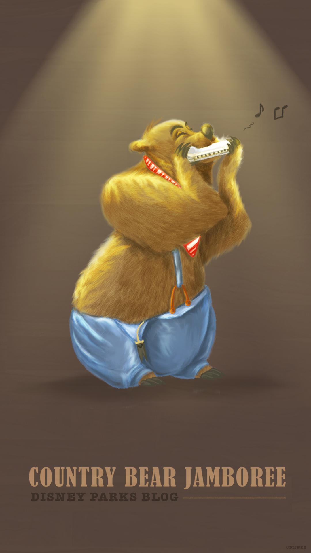 1080x1920 45th Anniversary Wallpaper: The Country Bear Jamboree