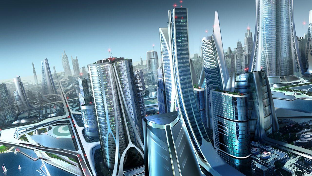 1280x720 These Futuristic City Wallpaper Will Take Your Breath Away. Futuristic city, Future city, Futuristic cities