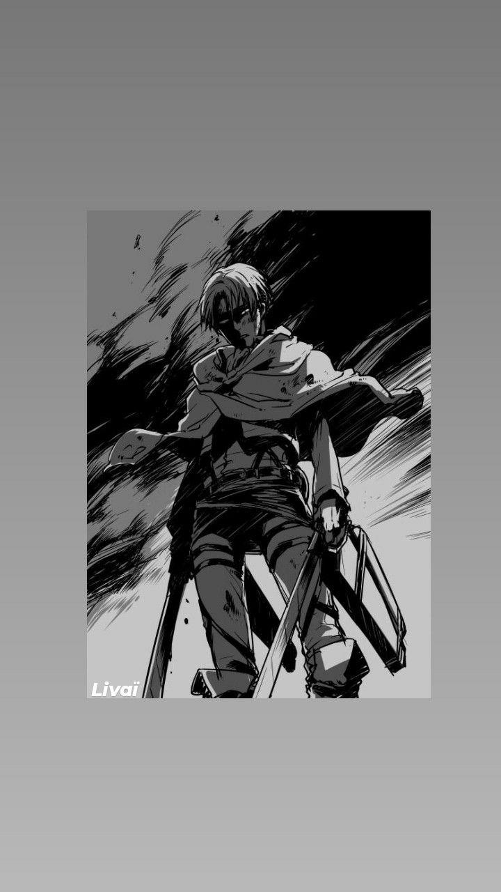 720x1280 Fond d'écran 1* livai. Black aesthetic wallpaper, Attack on titan aesthetic, Kawaii wallpaper