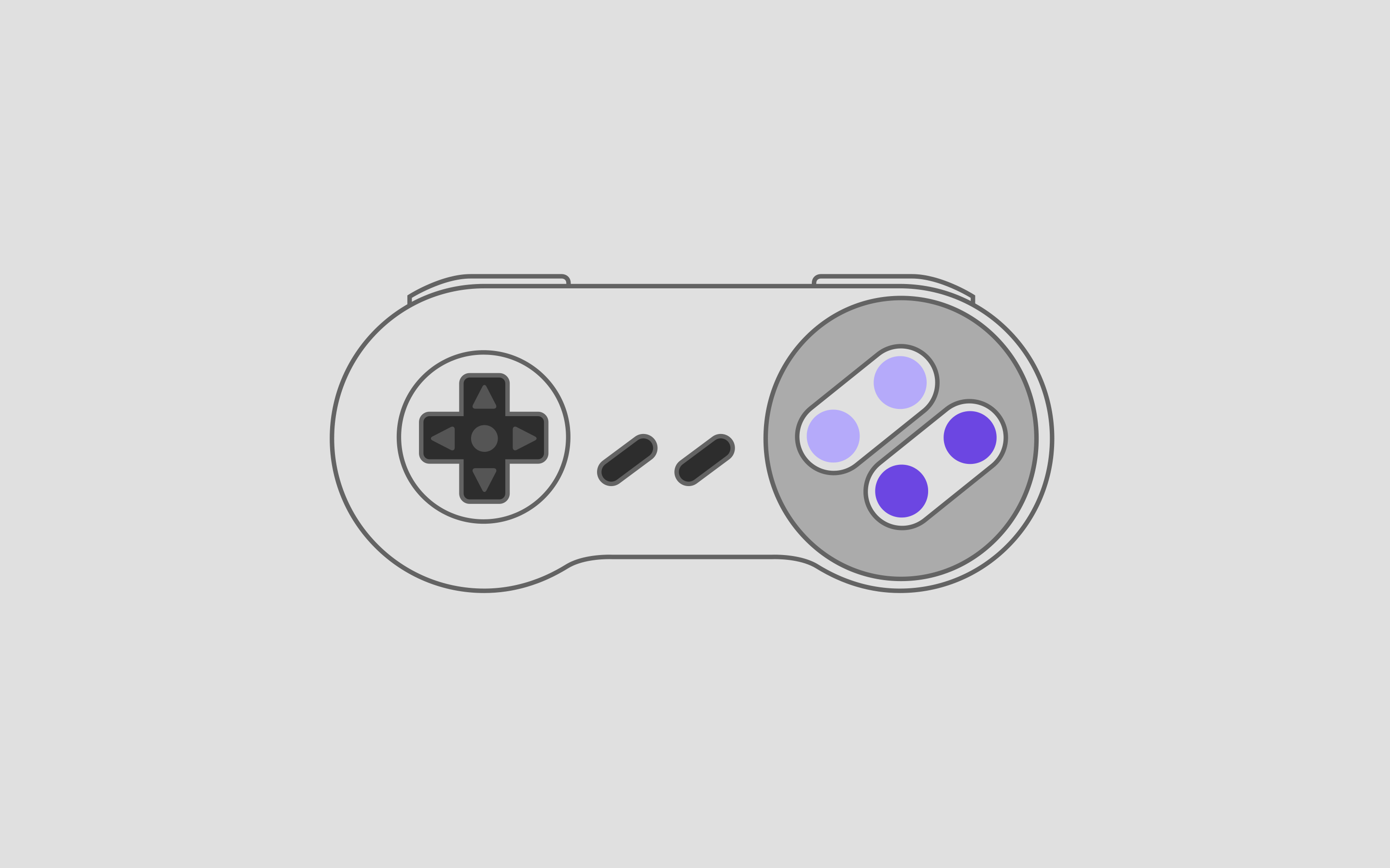 2880x1800 Super Nintendo Controller Wallpaper