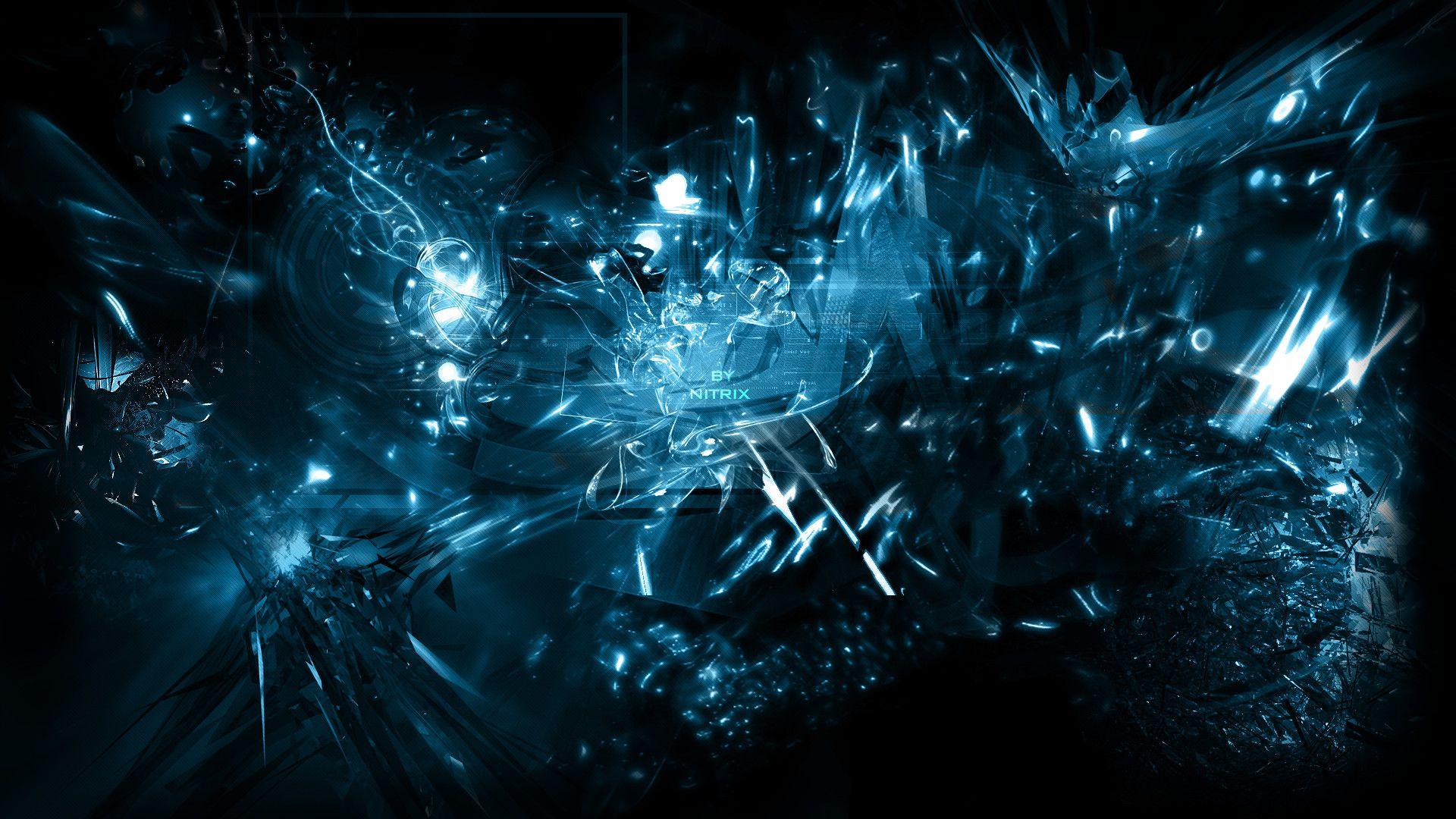 1920x1080 Black and Blue Gaming Wallpaper, HD Black and Blue Gaming Background