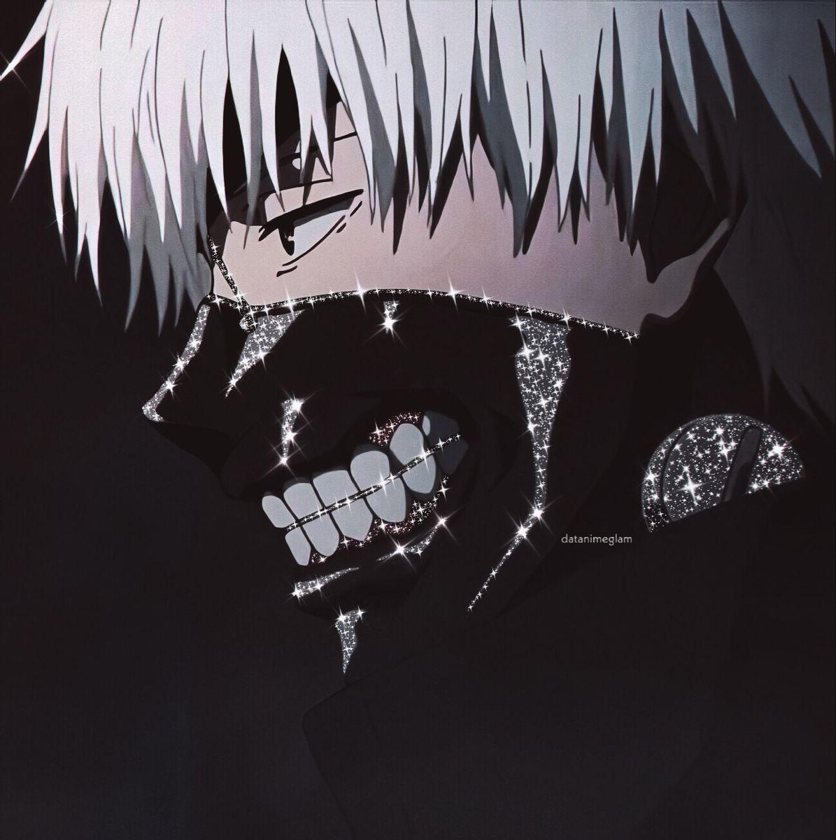1195x1200 kenkaneki #tokyoghoulanime #anime #animeaesthetic #aesthetic #glitter #sparkle #icon #animeicon. Tokyo ghoul anime, Anime, Anime drawing styles