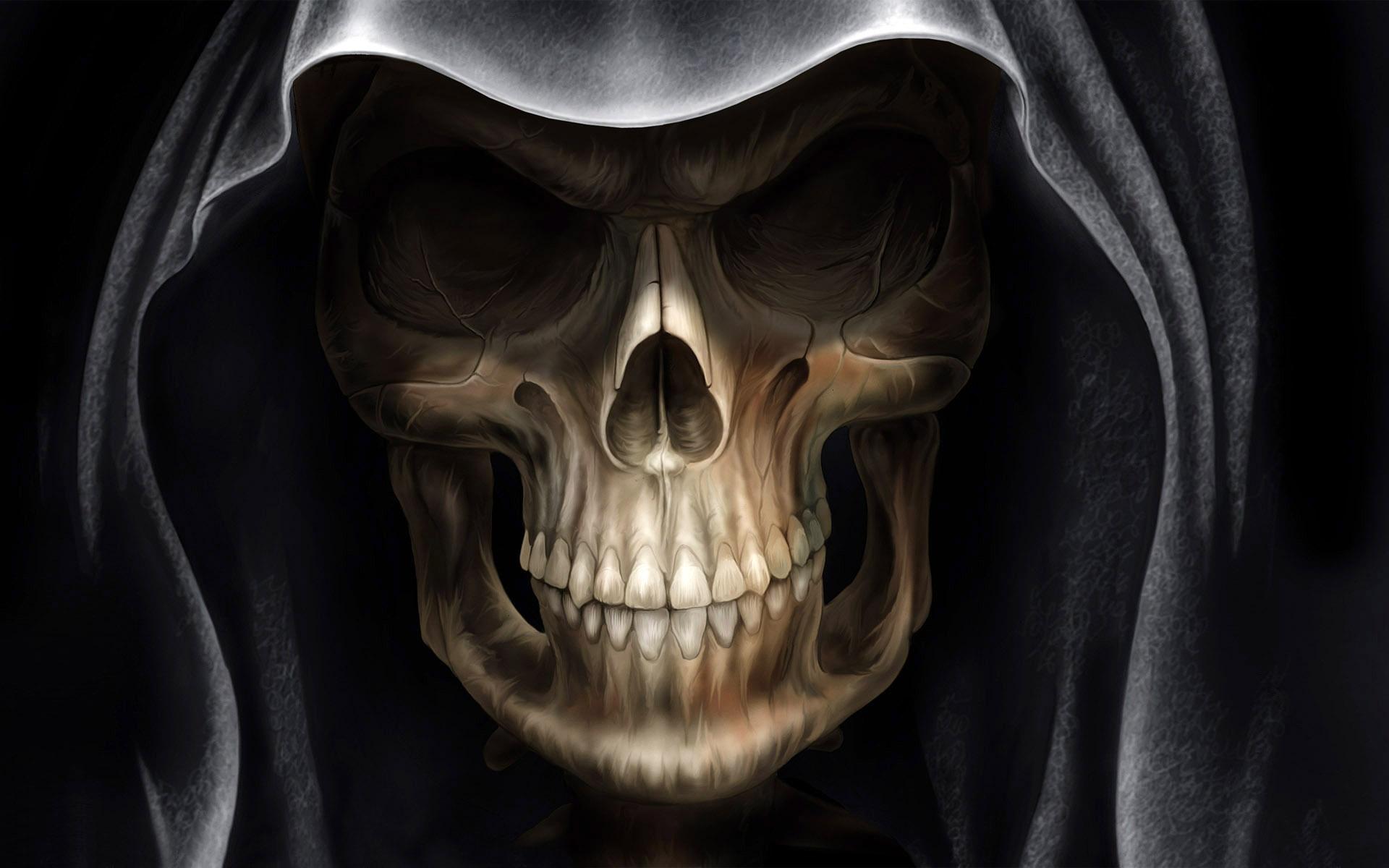 1920x1200 Demon Alien Devil Skull Wallpaper in jpg format for free download
