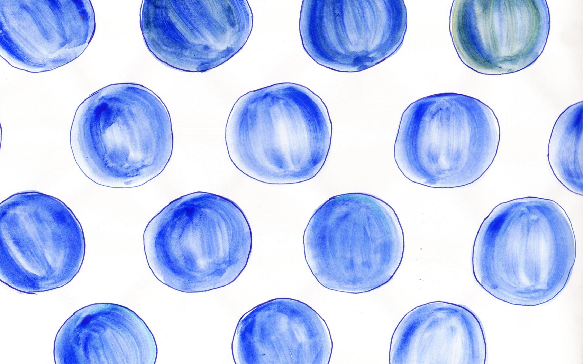 1920x1200 Blue Watercolor Wallpaper