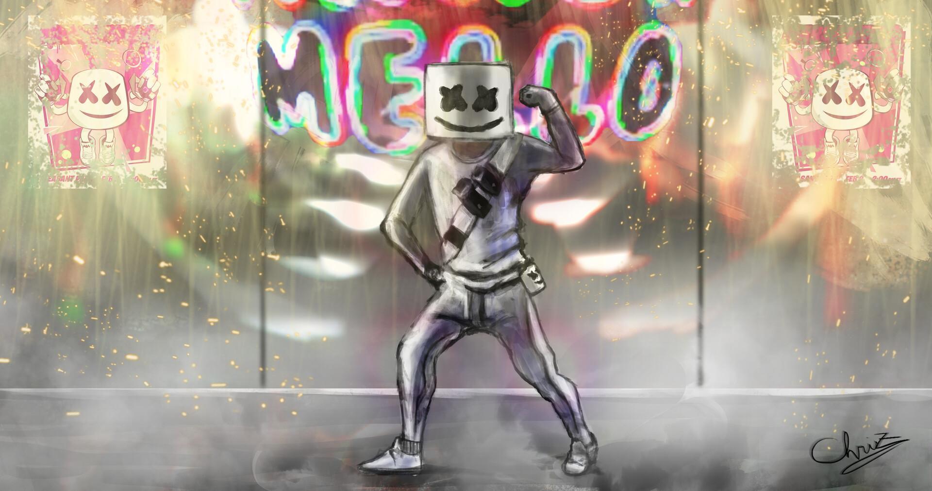 1920x1011 Andrea Blog: Fortnite Skin Wallpaper Battle Royale Marshmello