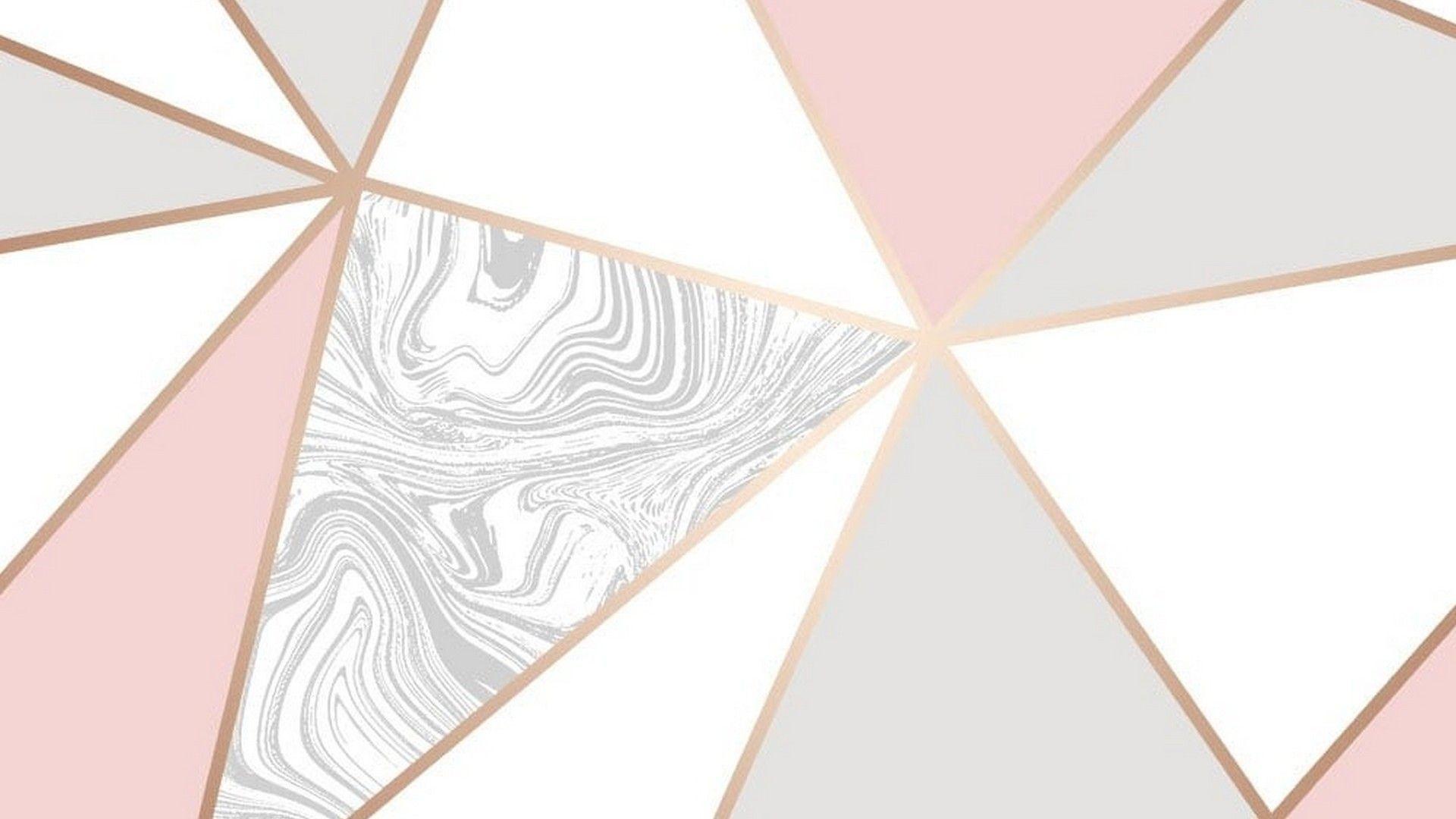1920x1080 Rose Gold Minimalist Aesthetic Laptop Wallpaper. Rose gold marble wallpaper, Gold marble wallpaper, Marble desktop wallpaper