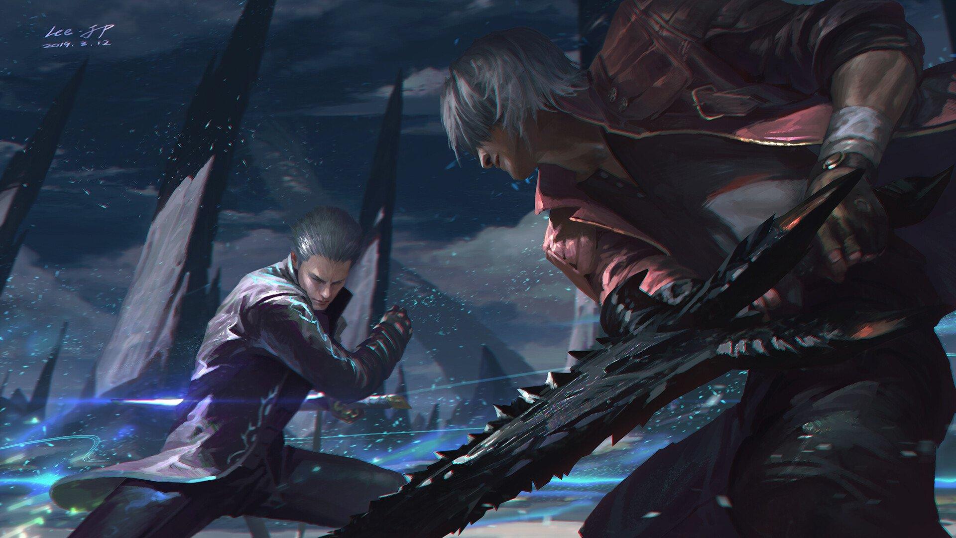 Devil May Cry 5 Dante and Vergil HD phone wallpaper  Pxfuel