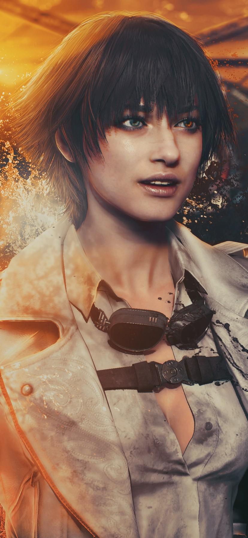 828x1792 Devil May Cry 5 iPhone XR Wallpaper Download