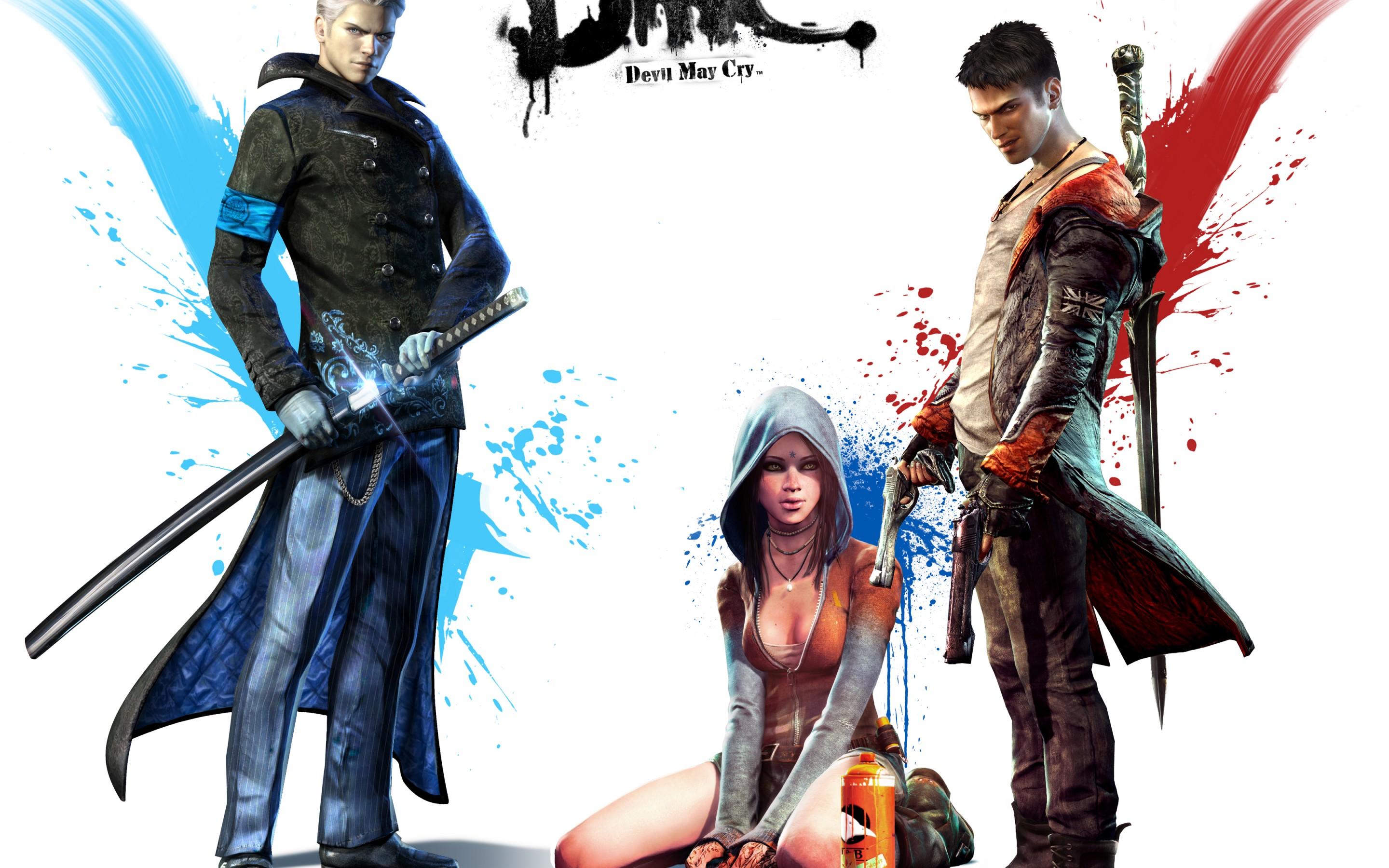 2880x1800 Devil May Cry 5 Kat Dante Vergil Wallpaper & Background Image